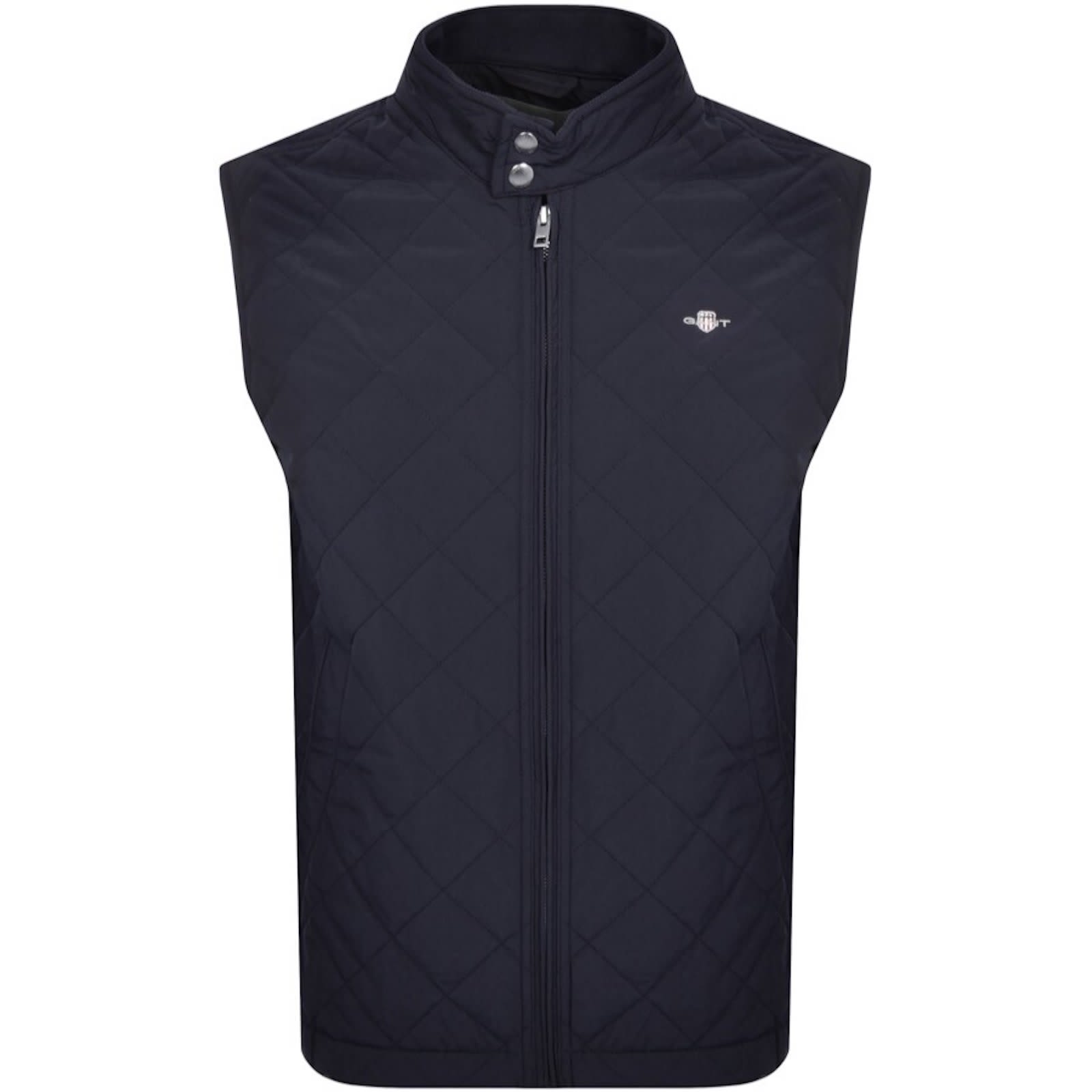 Gant Quilted Windcheater Gilet Navy Mainline Menswear Australia