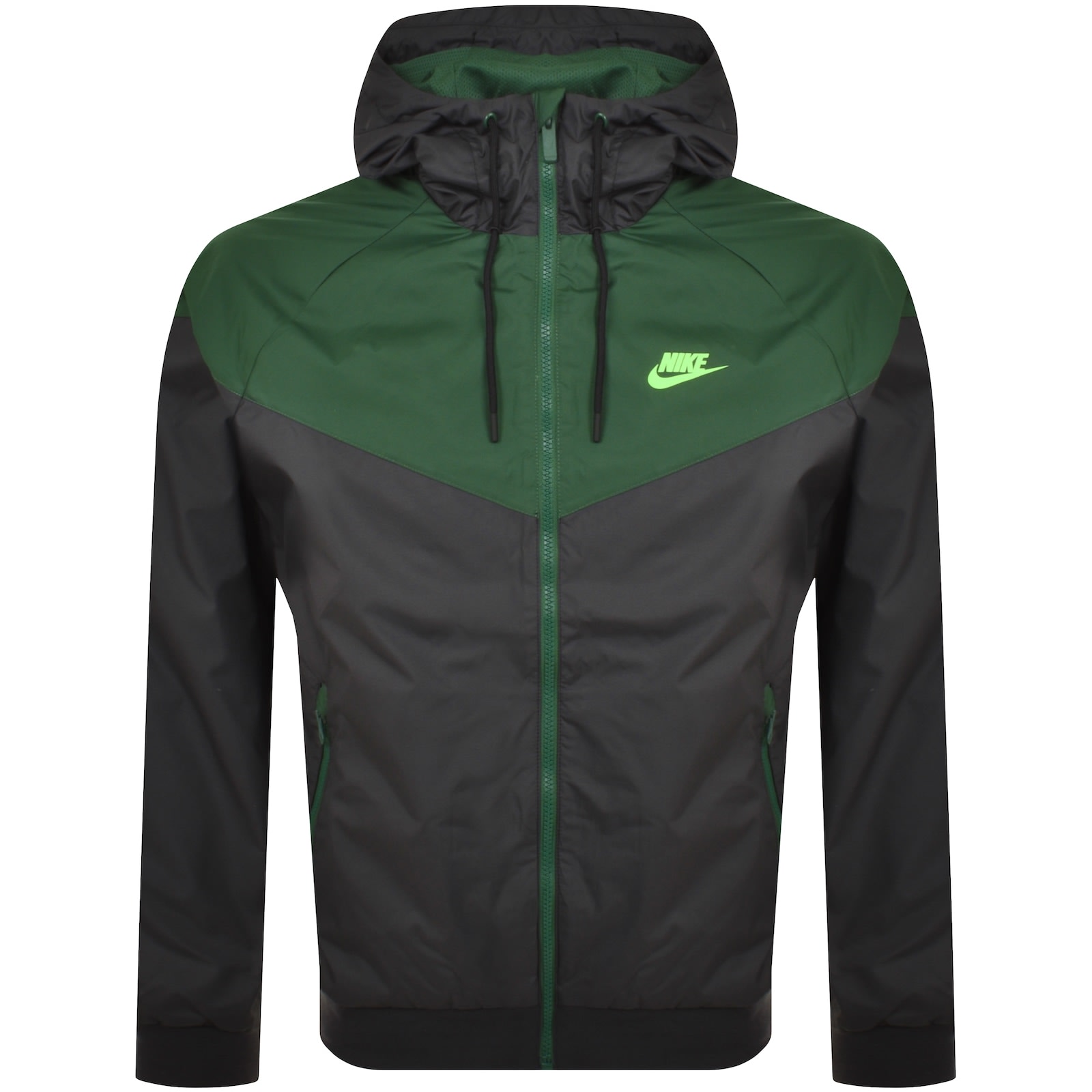Green nike windrunner sales