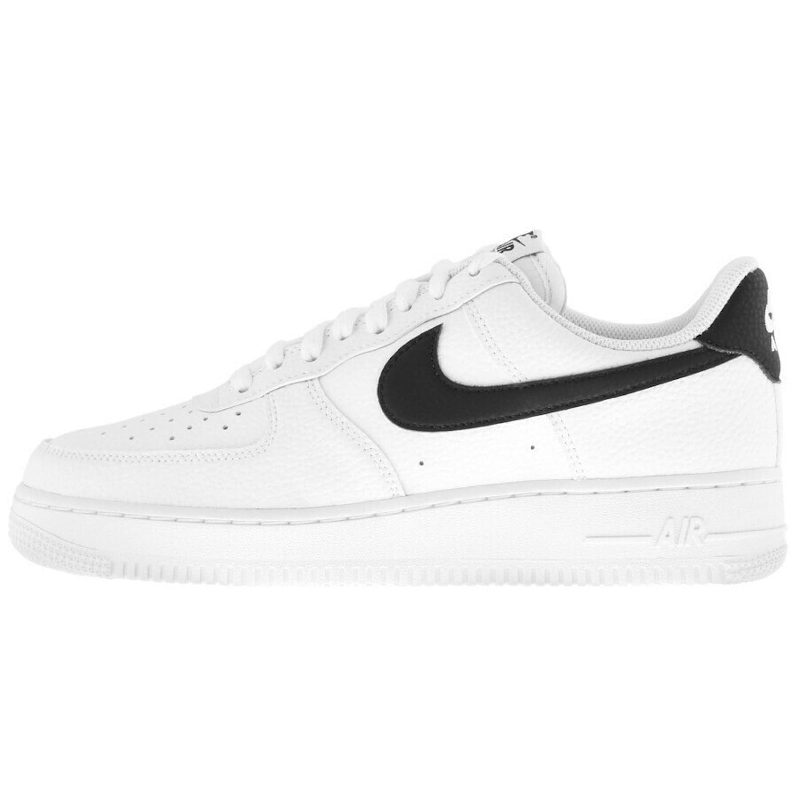 mens white nike air force 1 trainers