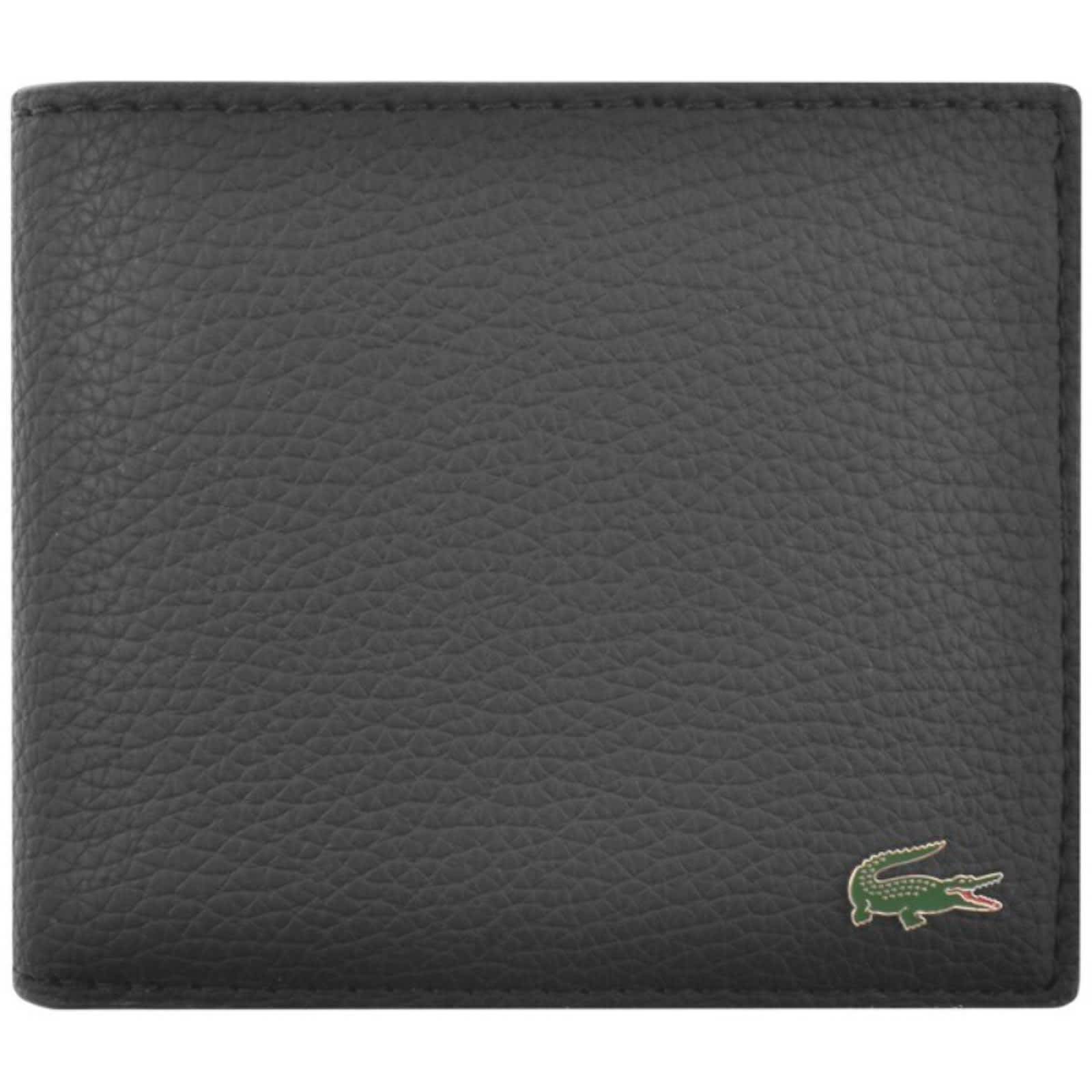 Lacoste Billfold Wallet Black | Mainline Menswear
