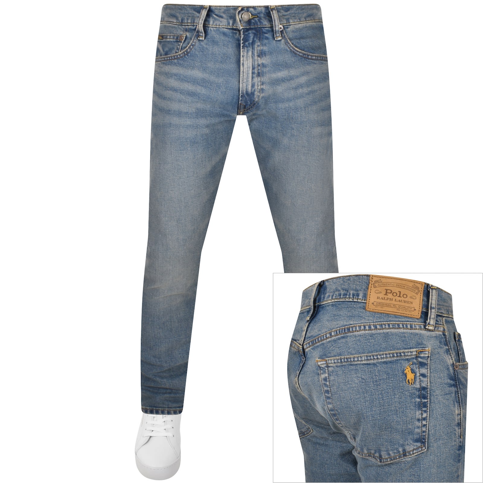 Ralph Lauren Sullivan Slim Fit Jeans Blue Mainline Menswear
