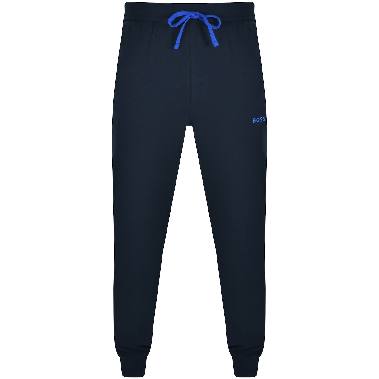 ボス メンズ カジュアルパンツ ボトムス Mix & Match Cotton Blend Logo Print Joggers Dark Blue
