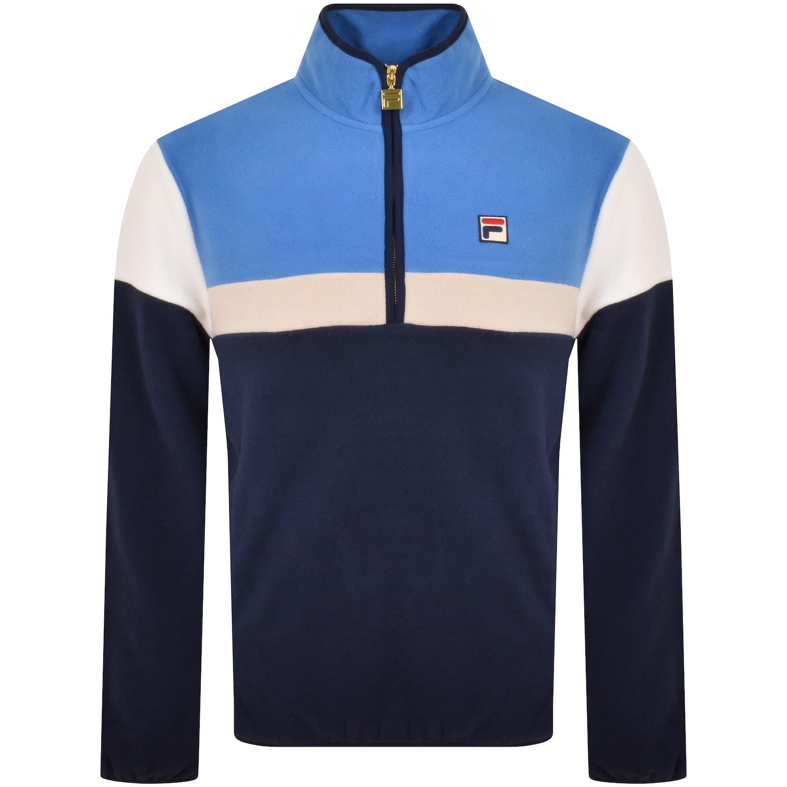 Fila Blue Darwin 1 4 Zip Fleece Mens