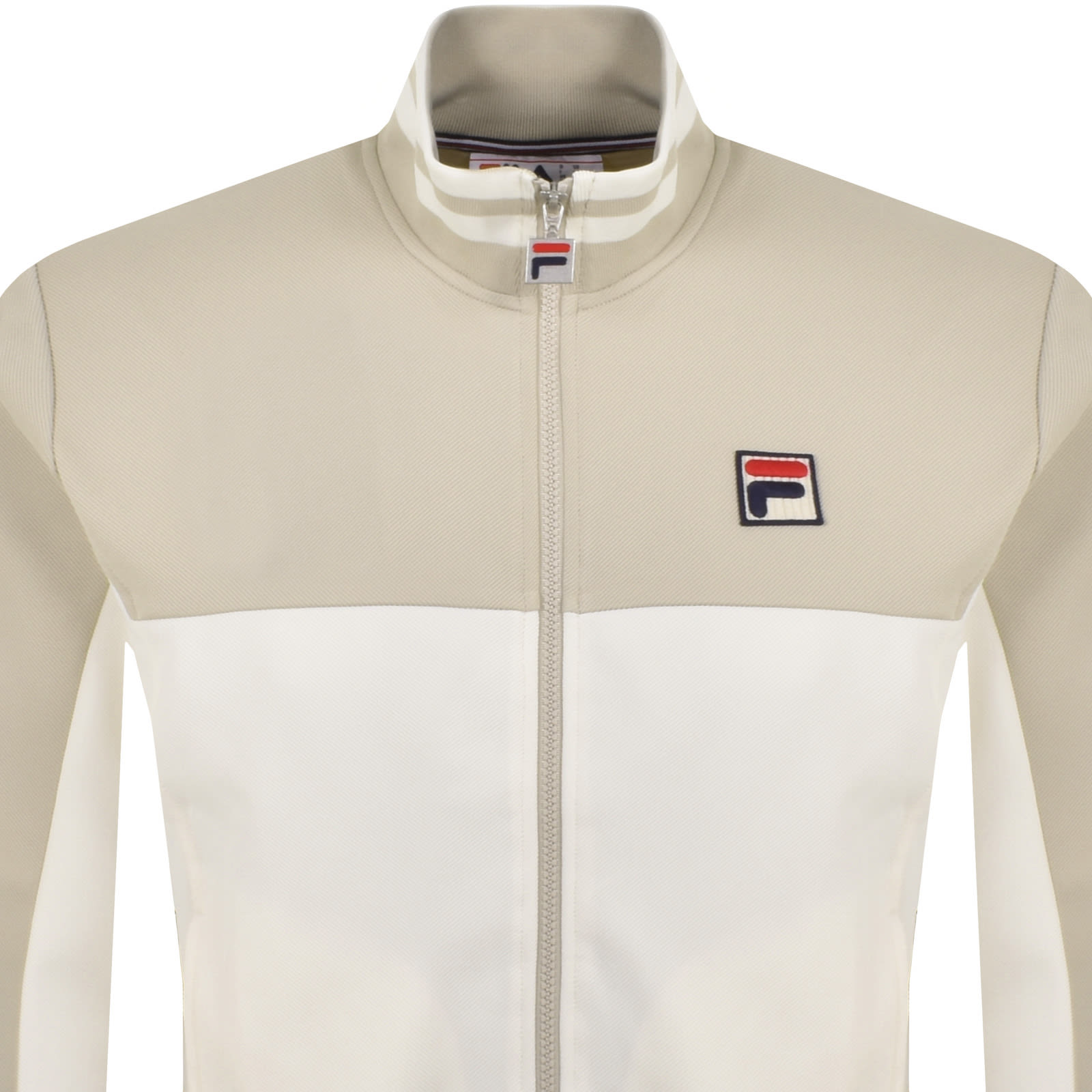 Fila Vintage Tiebreaker Sweatshirt Beige Mainline Menswear Denmark