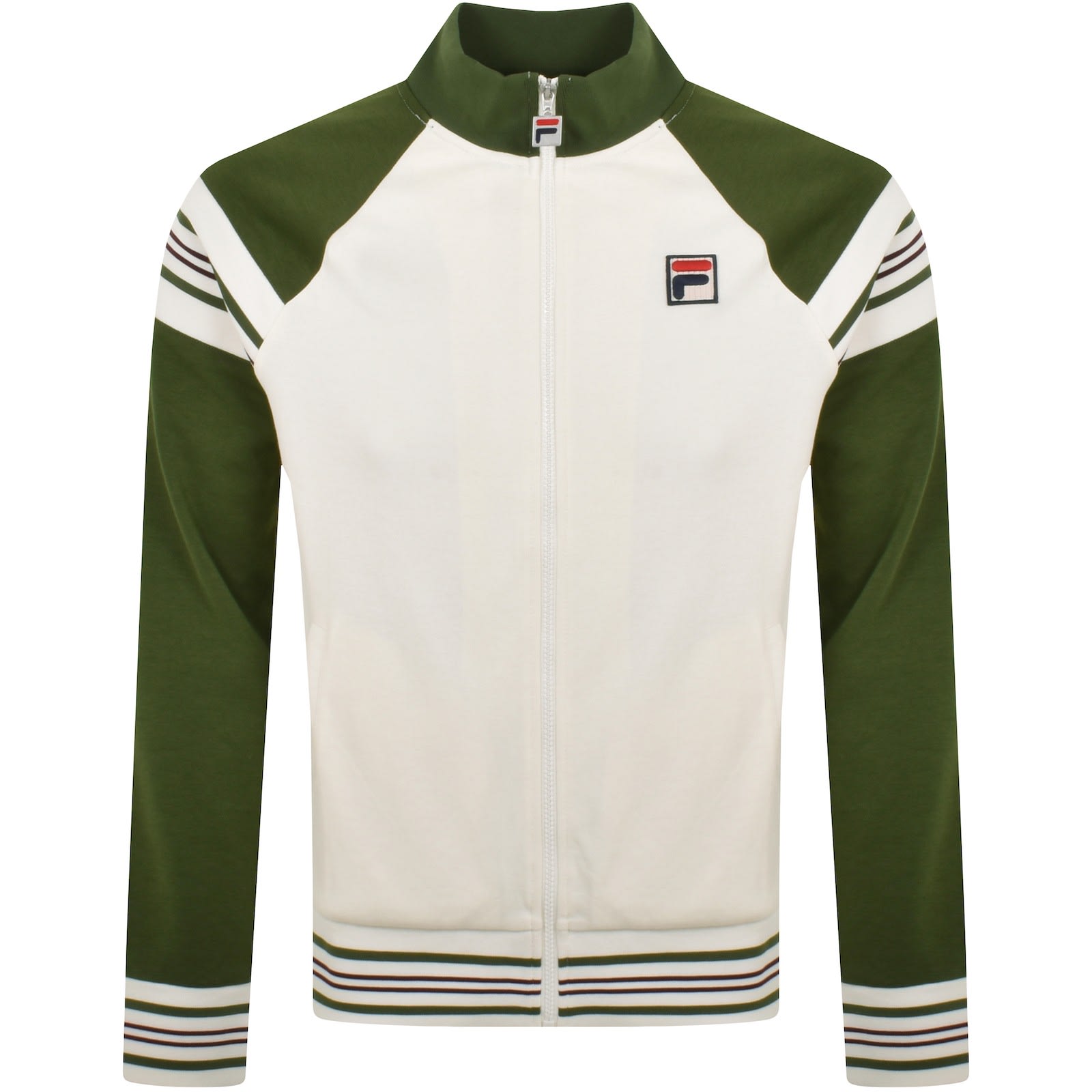 Fila Vintage Ferarra Track Jacket Green Mainline Menswear Australia