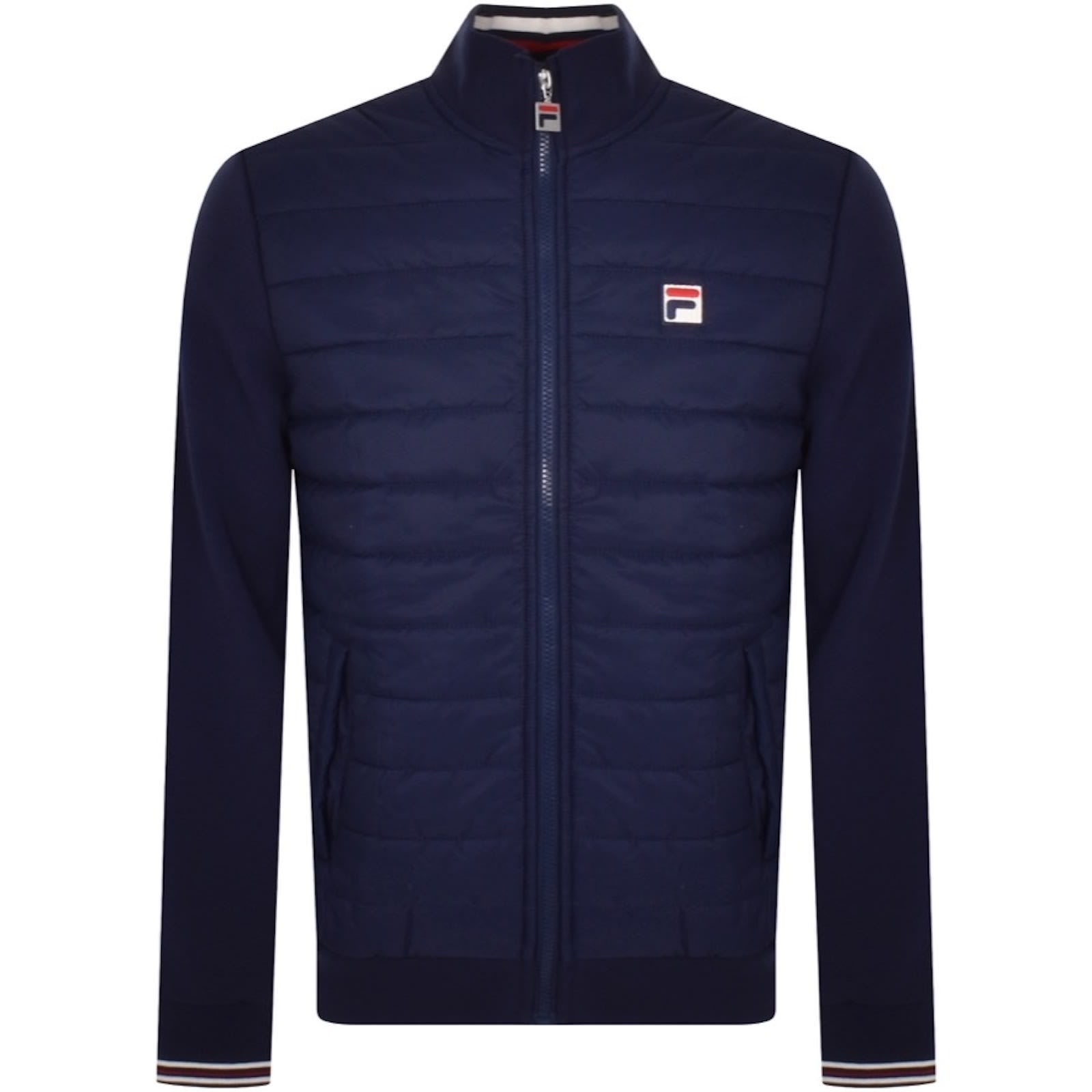 Fila blue puffer jacket new arrivals