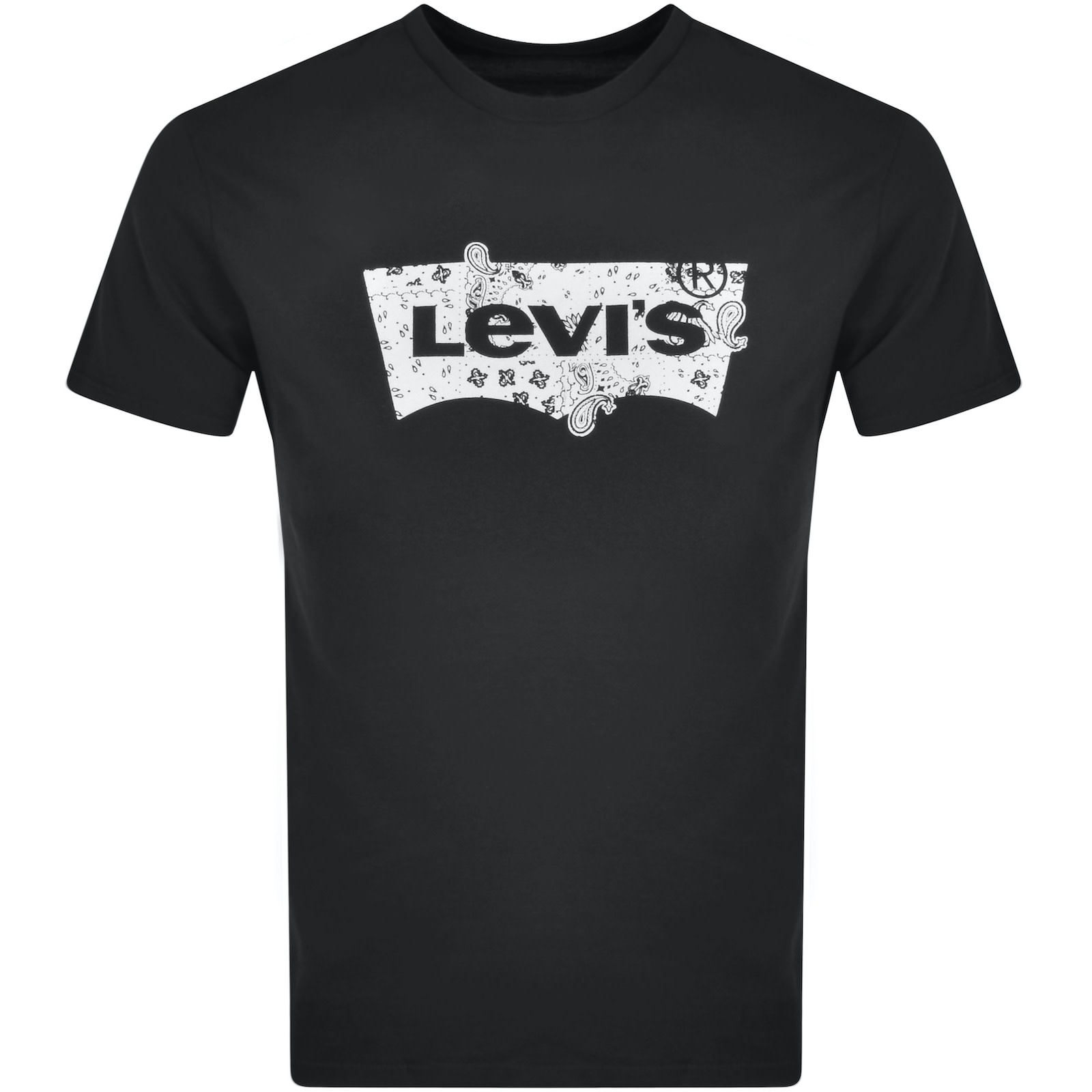 Levis Graphic Crew Neck T Shirt Black Mainline Menswear Denmark