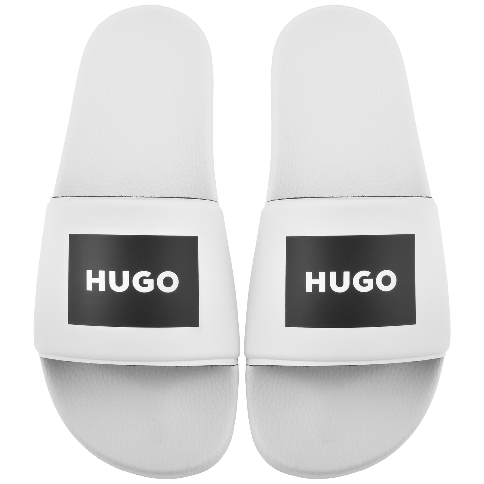 HUGO Timein Sliders White Mainline Menswear Denmark