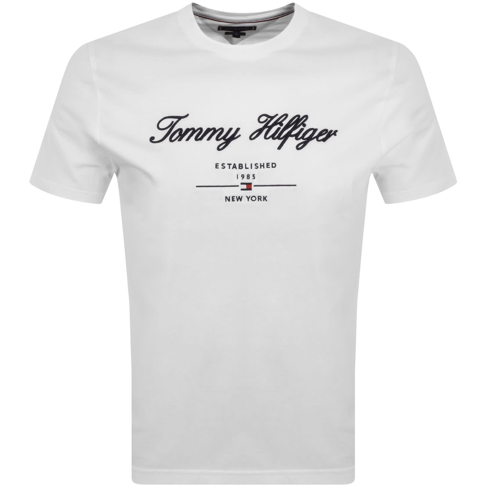 Tommy Hilfiger Logo T Shirt White male Large