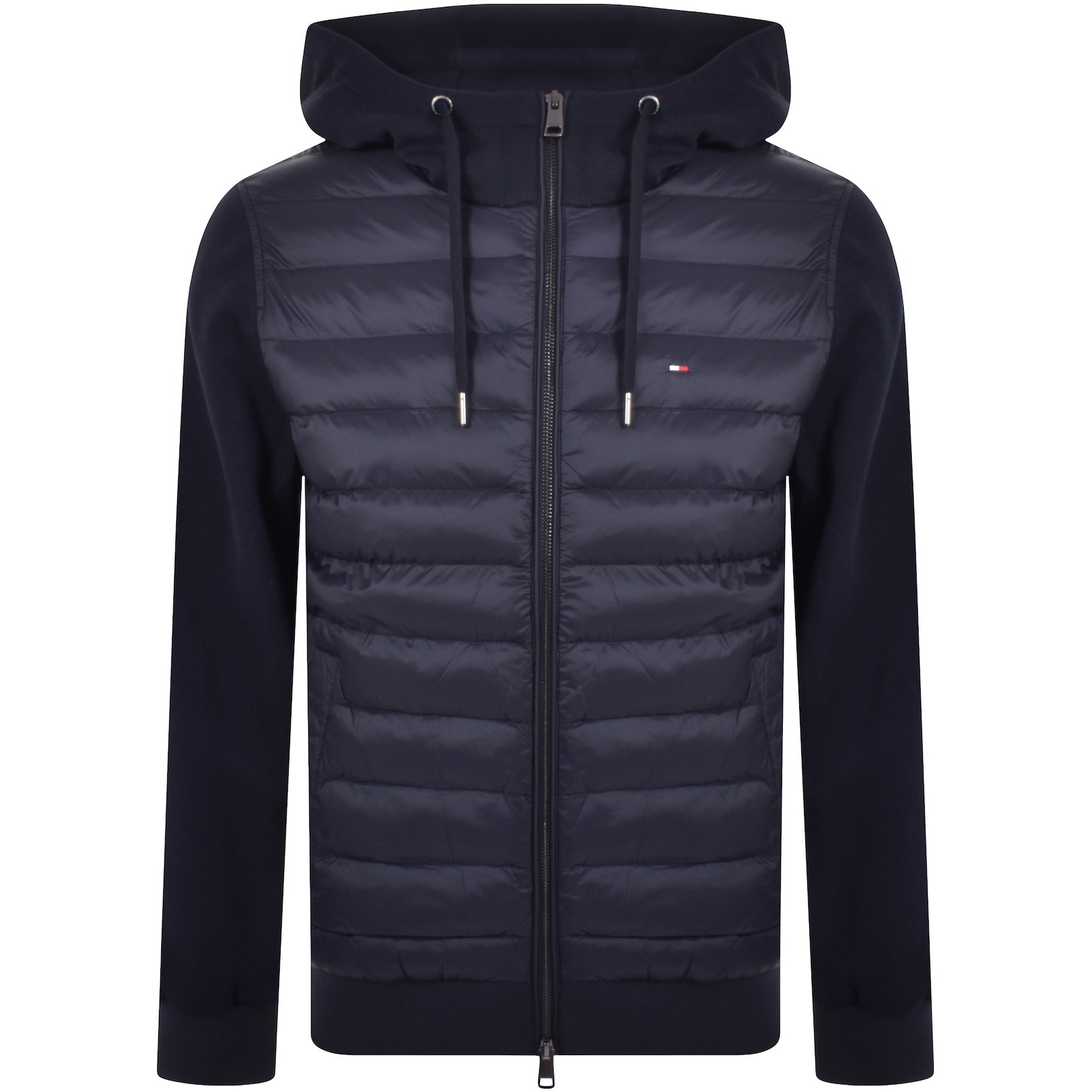 Tommy hilfiger mixed media zip through jacket 2025
