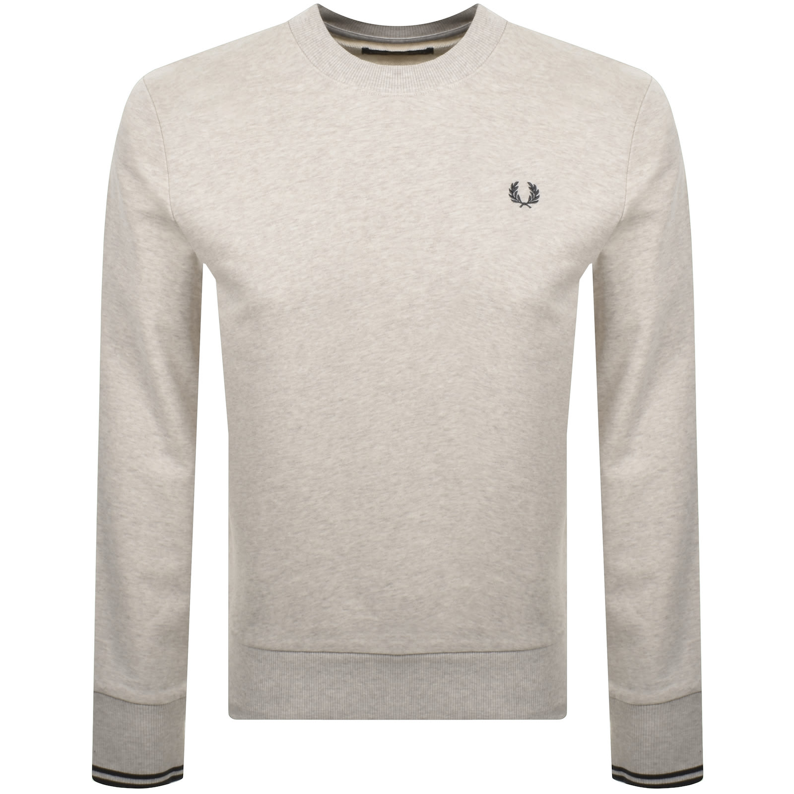 Fred perry central logo sweatshirt clearance