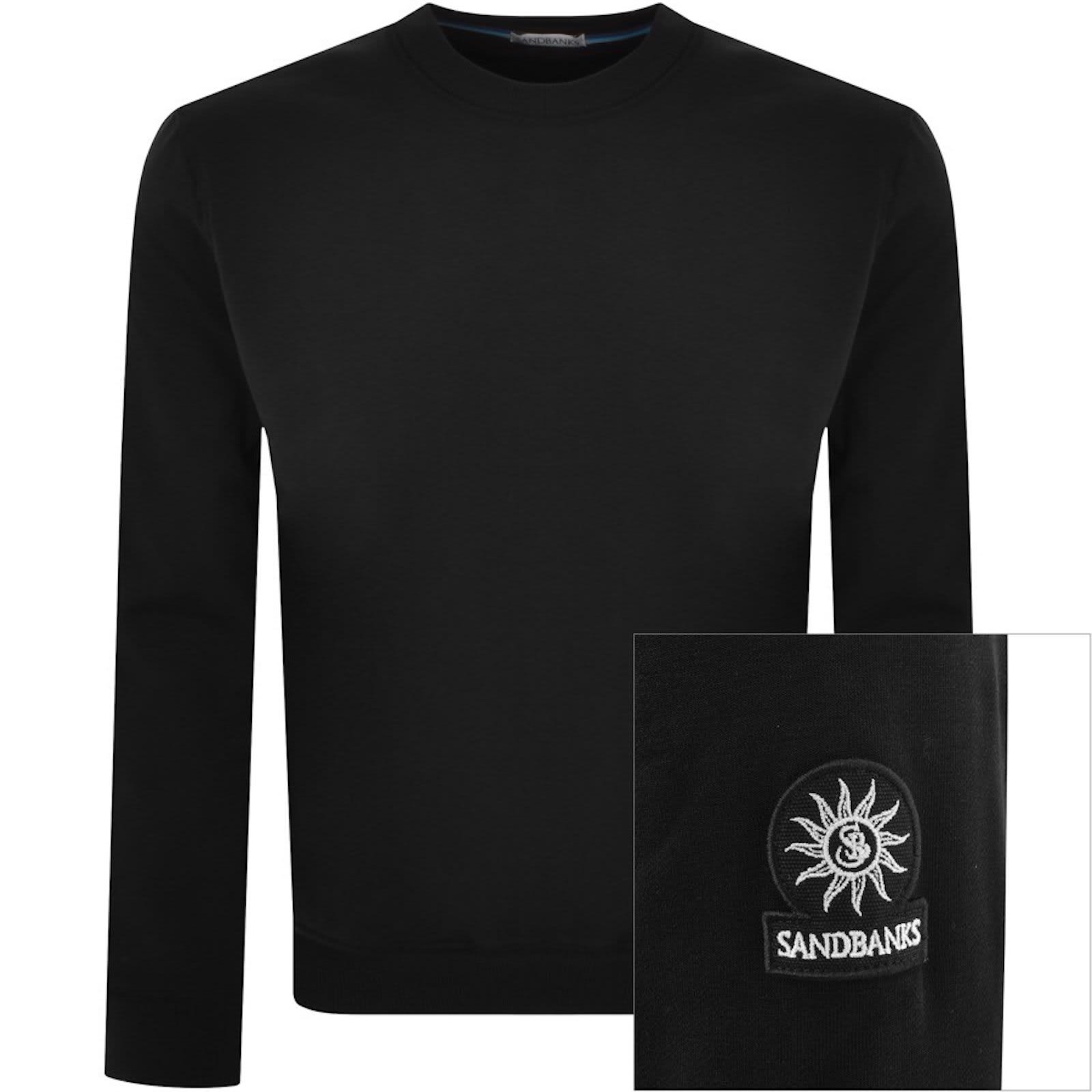 Organic cotton fleece badge logo sweatshirt best sale