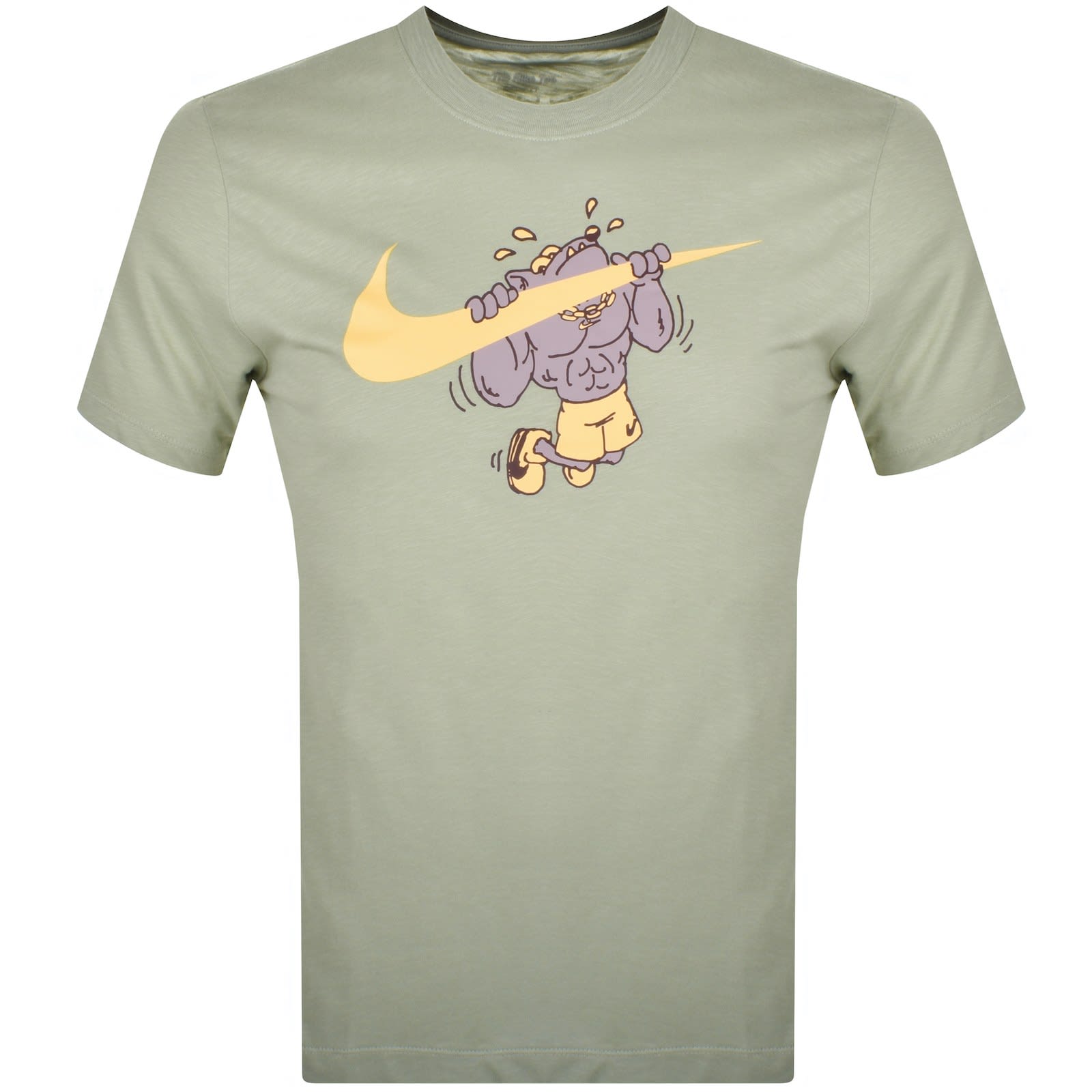 Nike Training Dri Fit Fitness T Shirt Green Mainline Menswear Canada