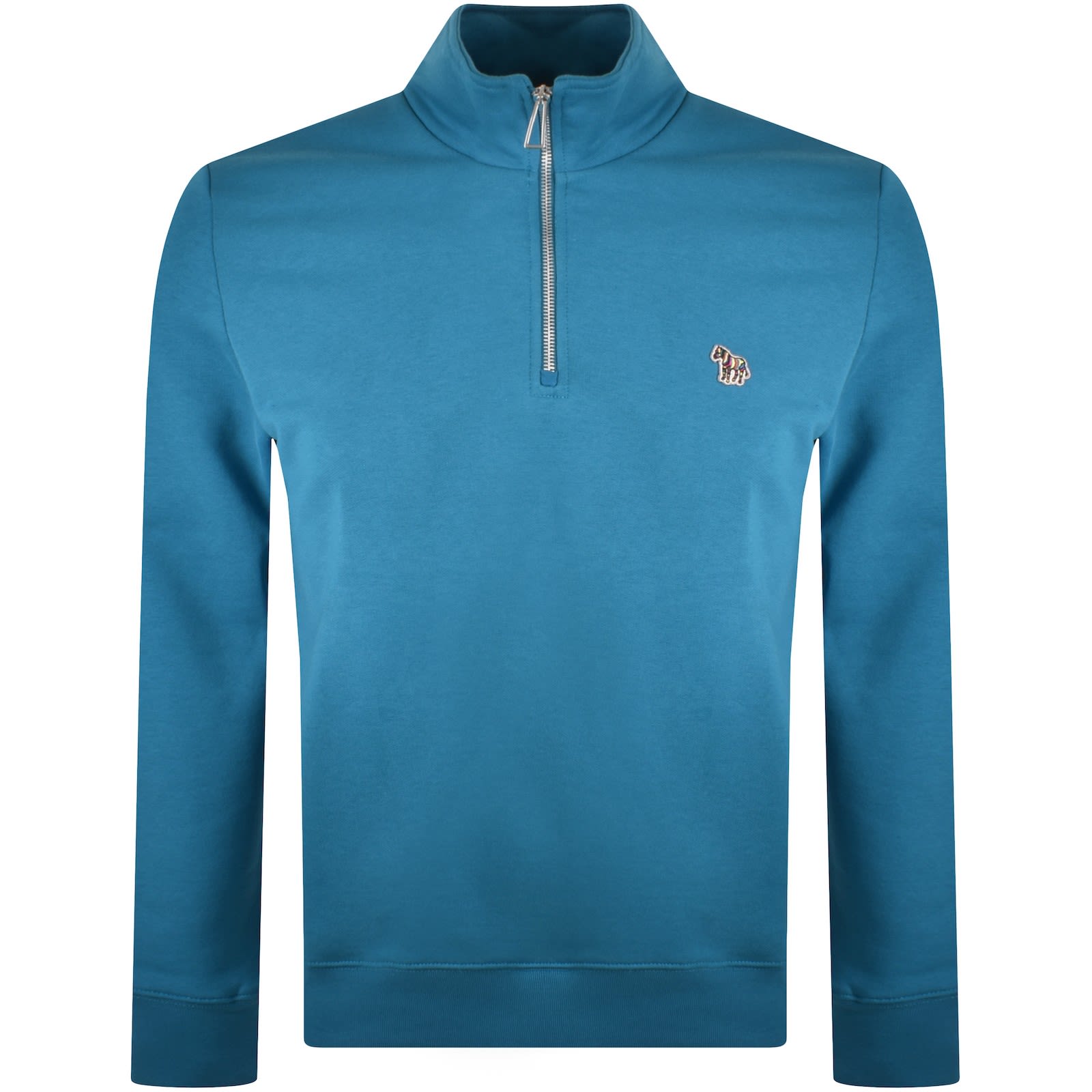 Paul Smith Men s Zebra Logo Half Zip Sweatshirt
