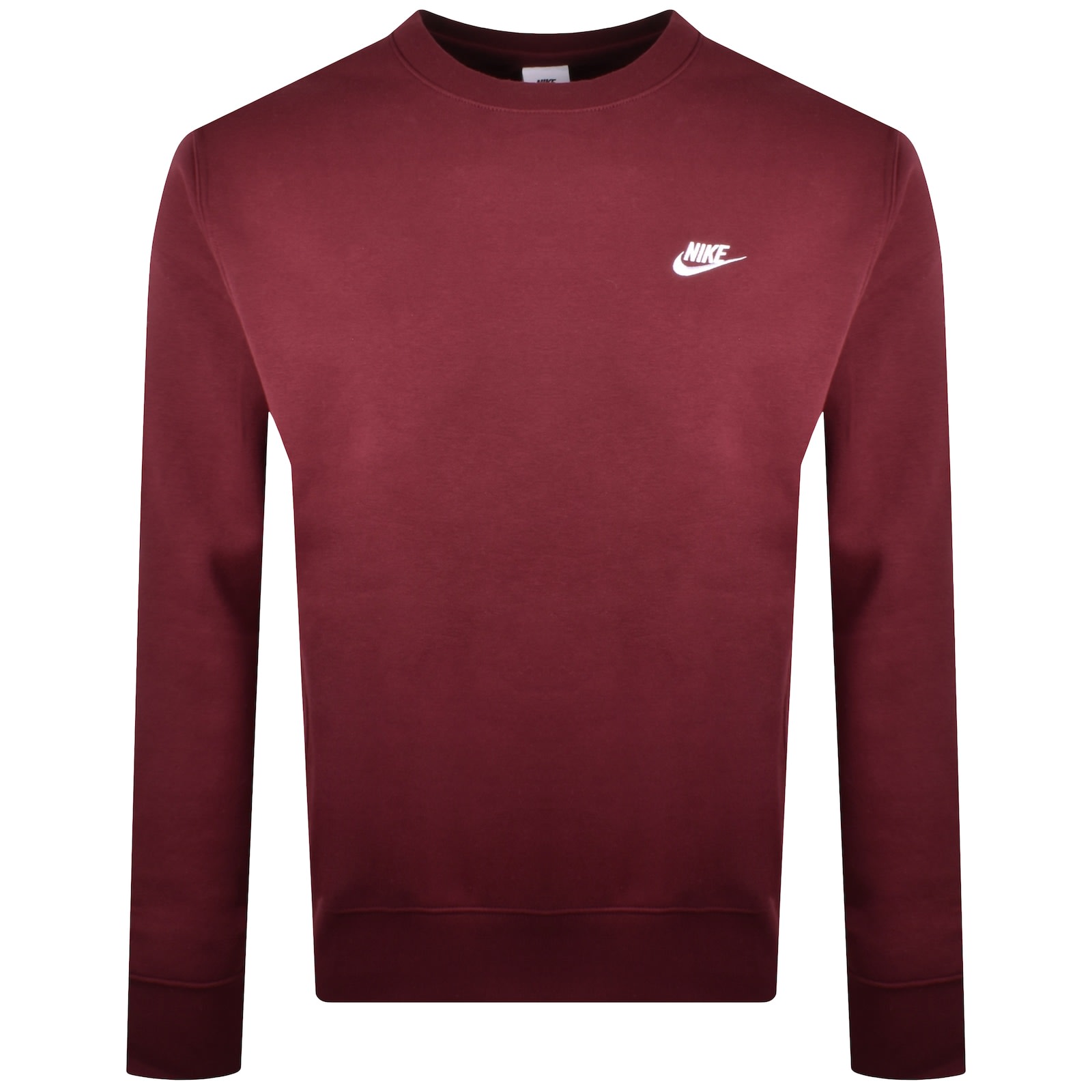 Nike club sweatshirt burgundy outlet