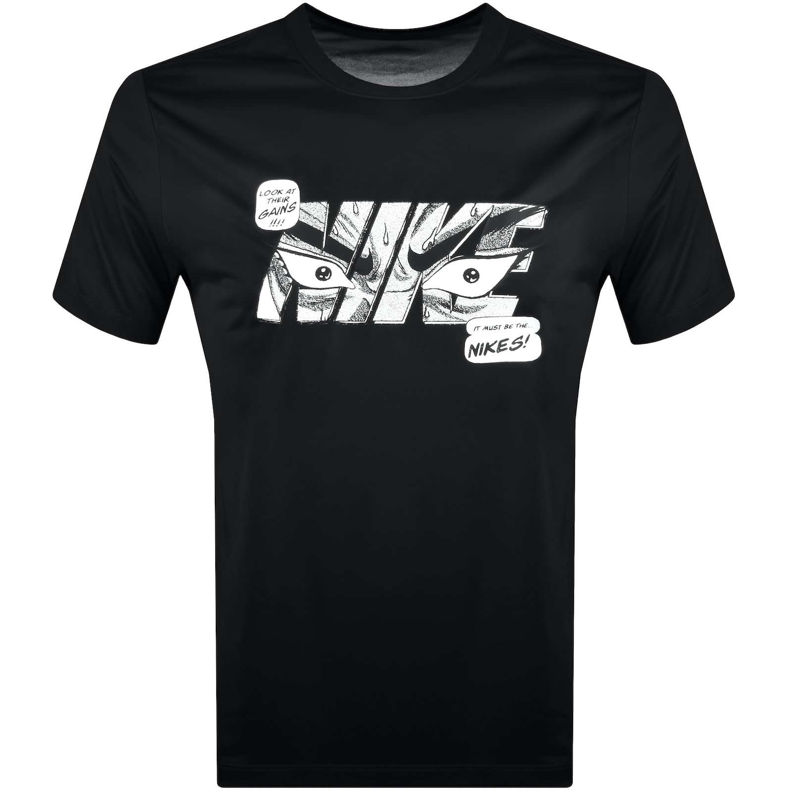 【使い勝手の良い】 Nike Logo United Menswear Mainline | Black Shirt T Fit Dri Sサイズ以下