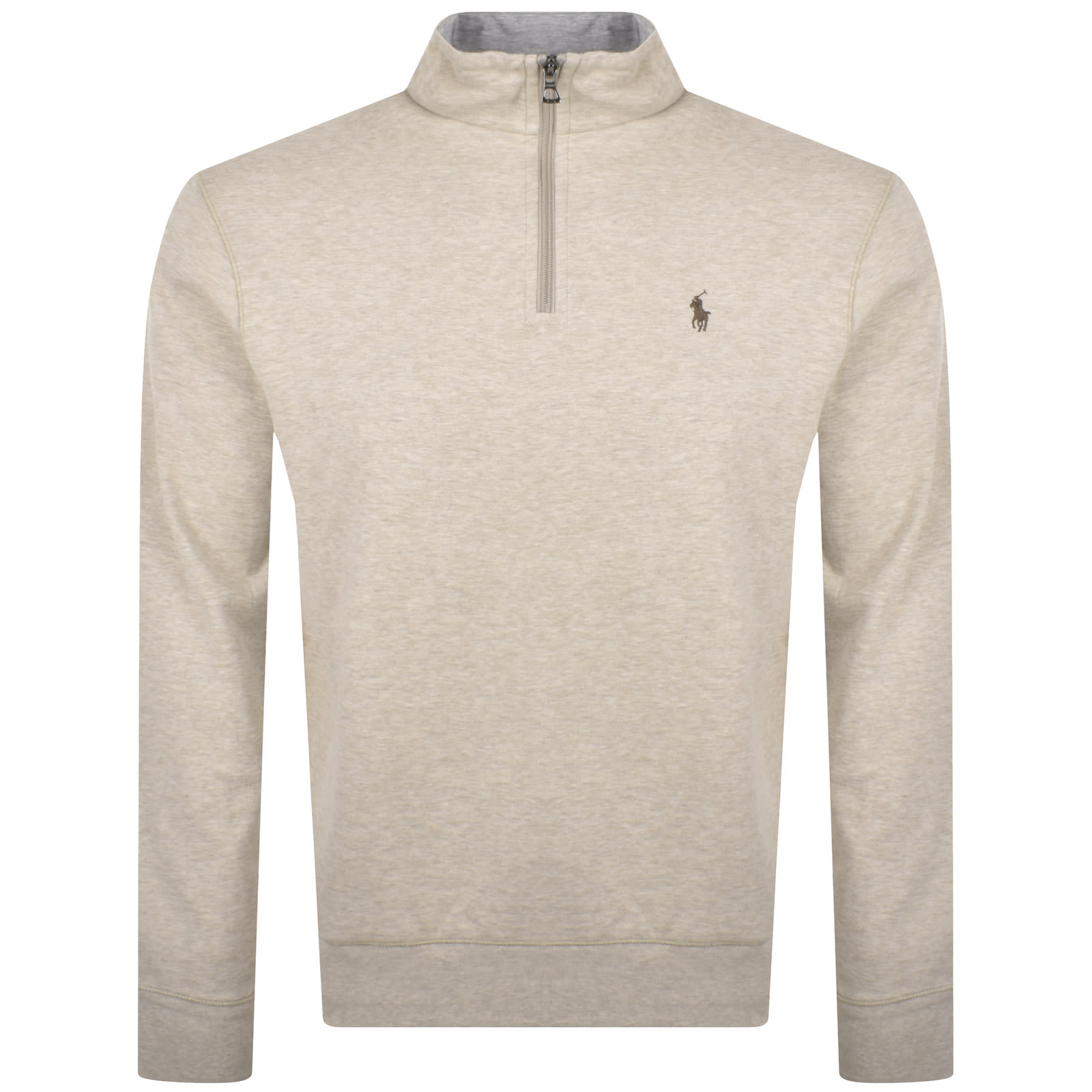希少 黒入荷！ Ralph Lauren Mainline | Beige Sweatshirt Zip Quarter メンズウェア