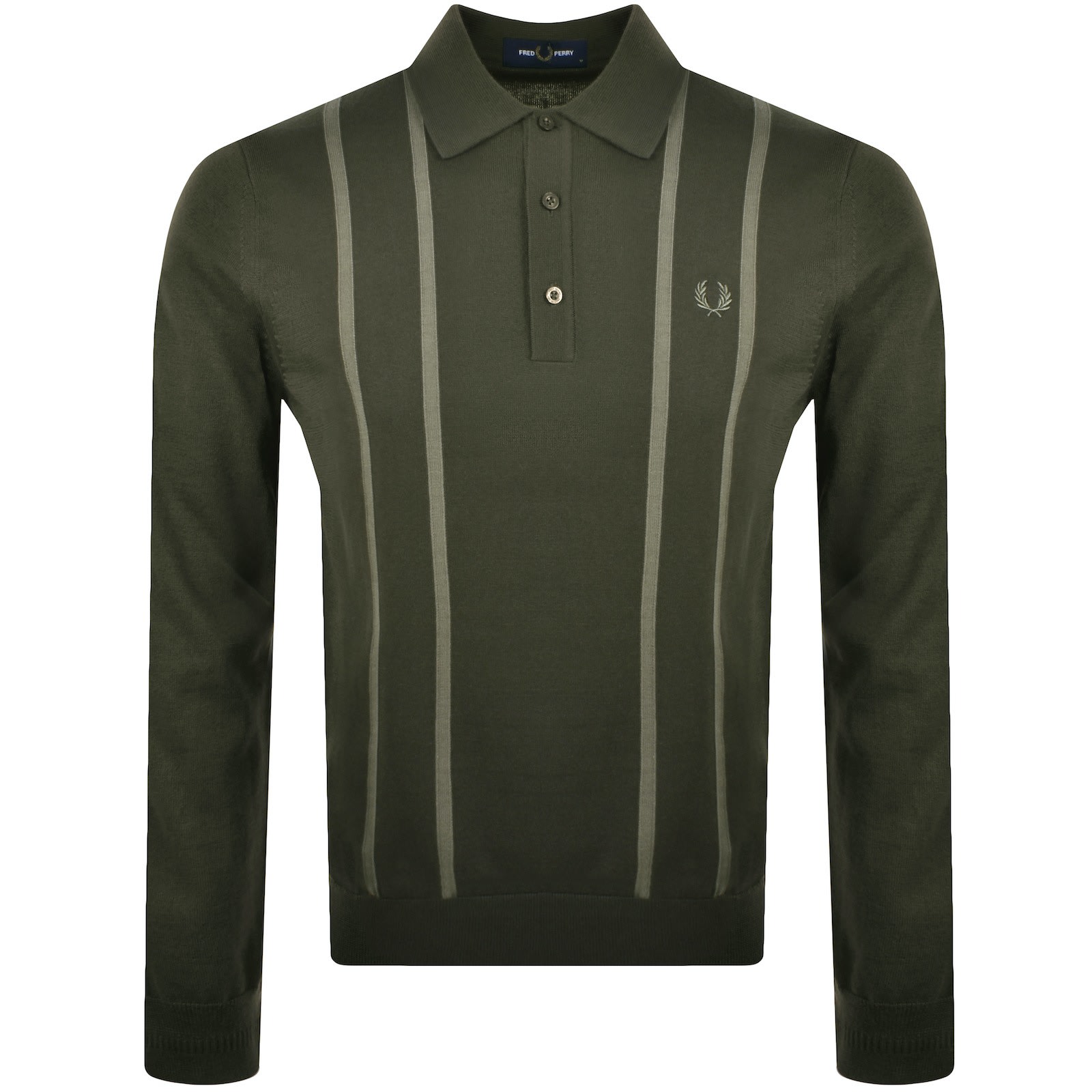 Gradient Stripe LS Polo Shirt in Navy - Eastwood Ave. Menswear