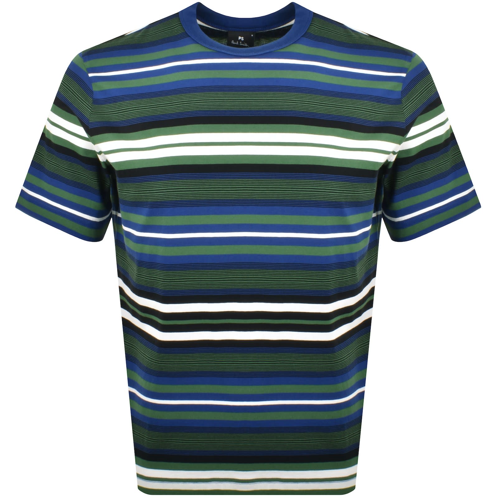 Paul Smith Stripe T Shirt Blue | Mainline Menswear United States