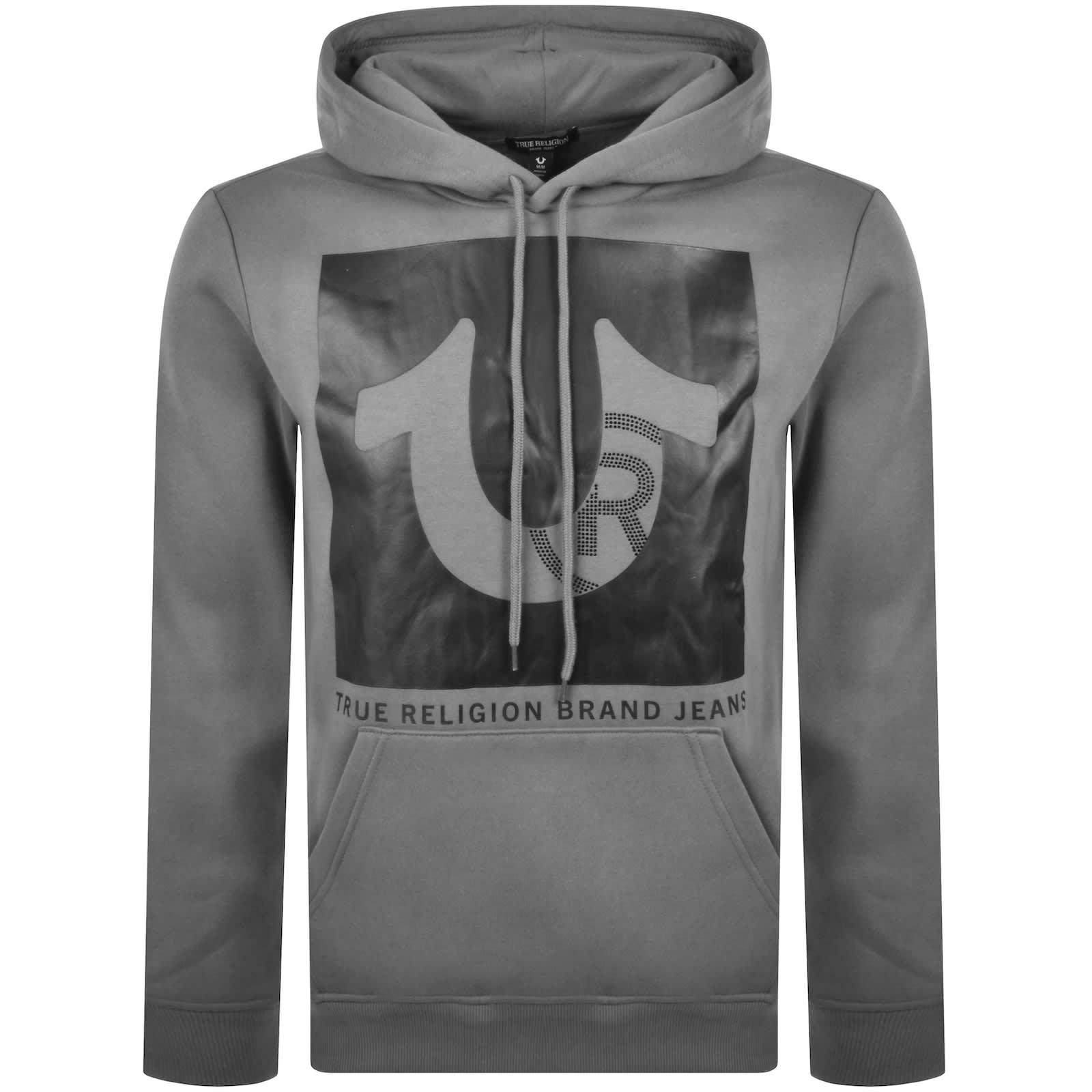 True religion gray hoodie top