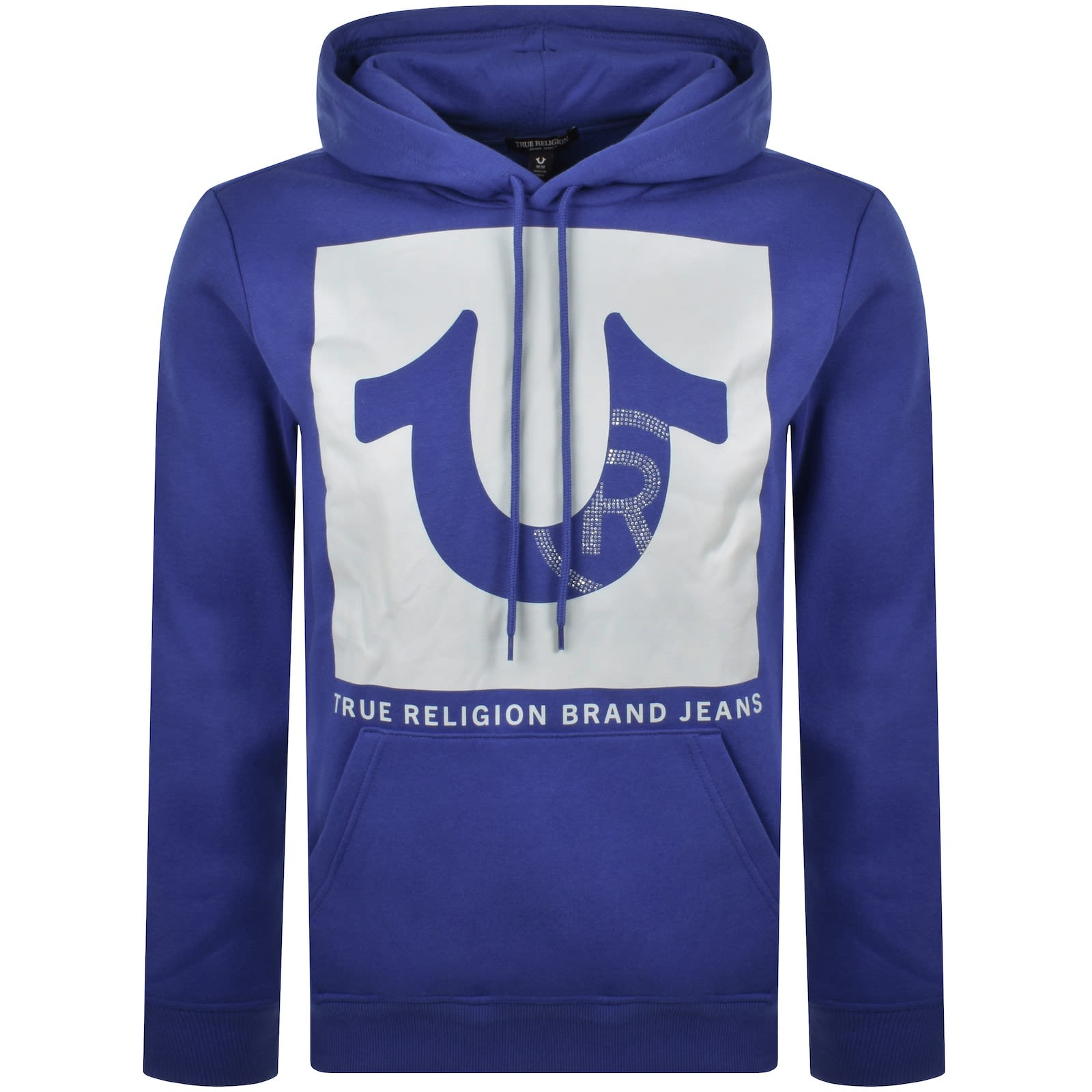 True Religion Registered Stud Hoodie Blue male Large