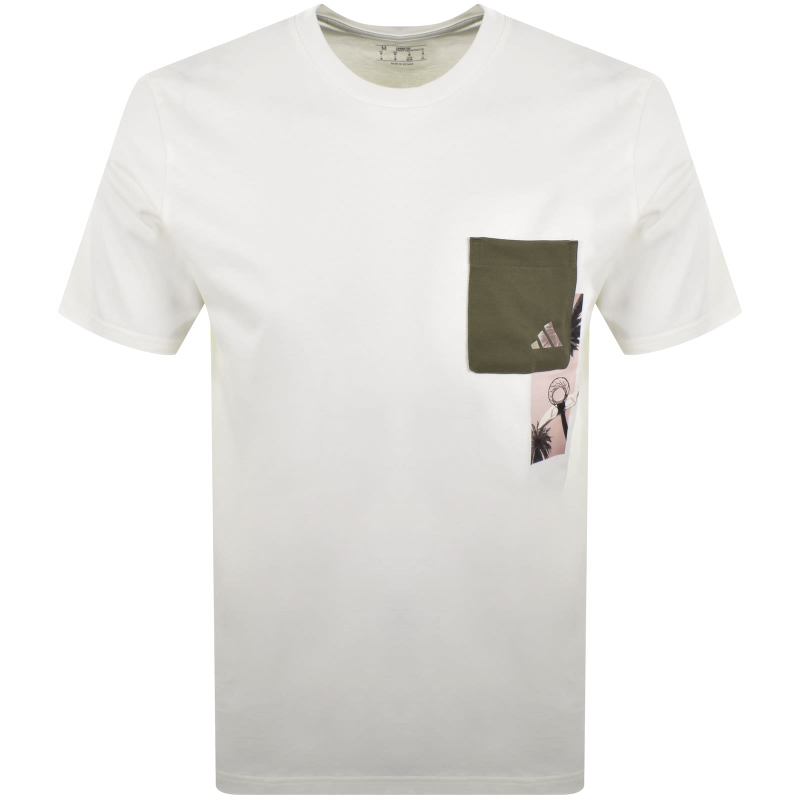 adidas Sportswear Lens Pocket T Shirt Off White | Mainline