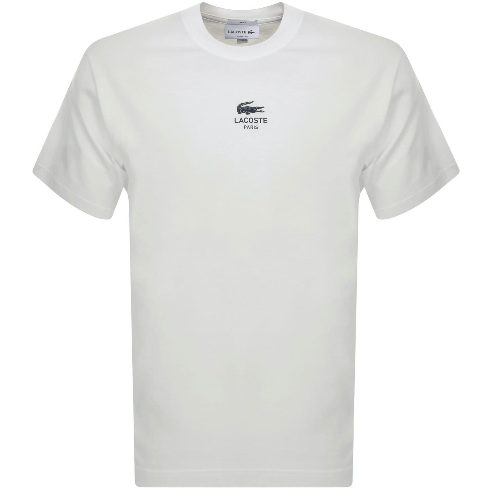 満点の Paris Lacoste Logo United Menswear Mainline | White Shirt T トップス