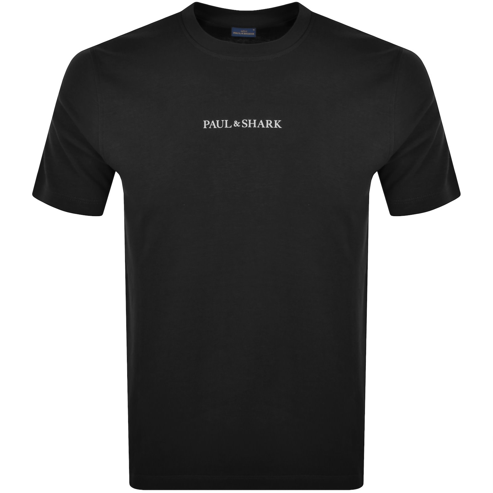 Paul And Shark Printed Logo T Shirt Black | Mainline Menswear