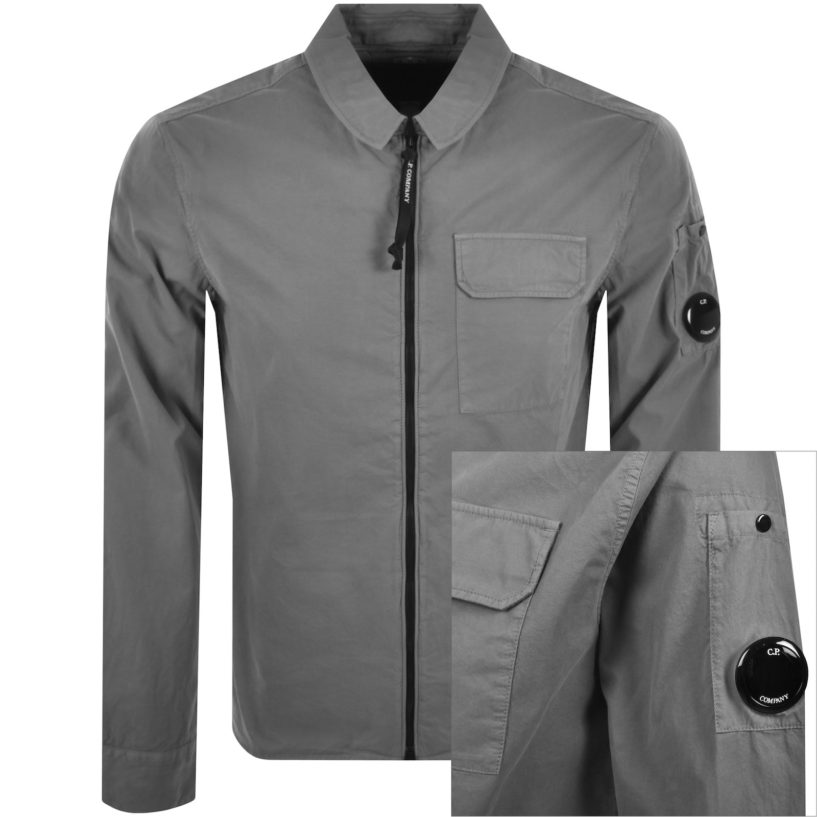 入荷now 口コミ Gabardine Company CP Overshirt Menswear Mainline | Grey トップス