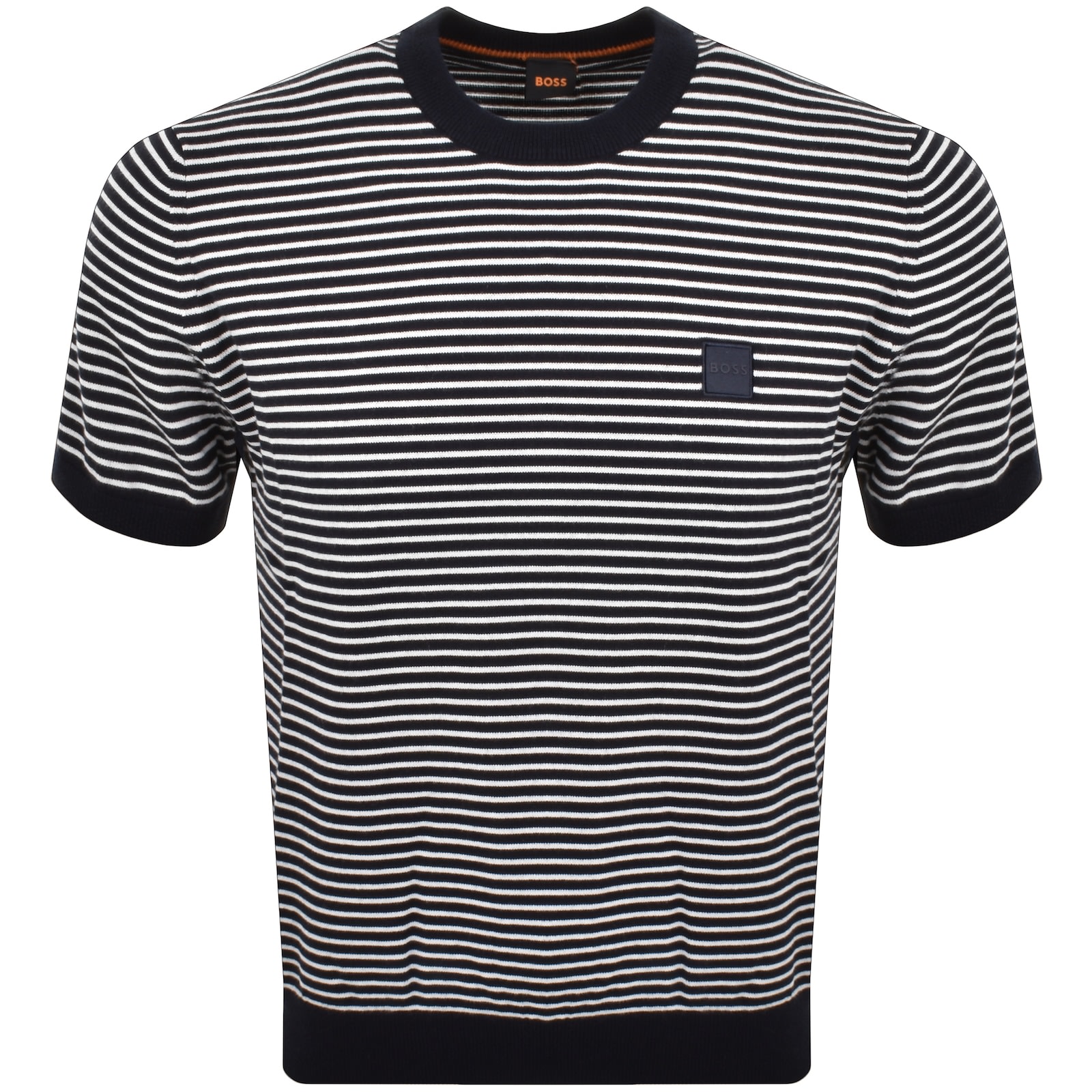 T-shirt BOSS Homme - Maille Mélange Coton & Cachemire - Coupe Décontractée - Manches Courtes - 14