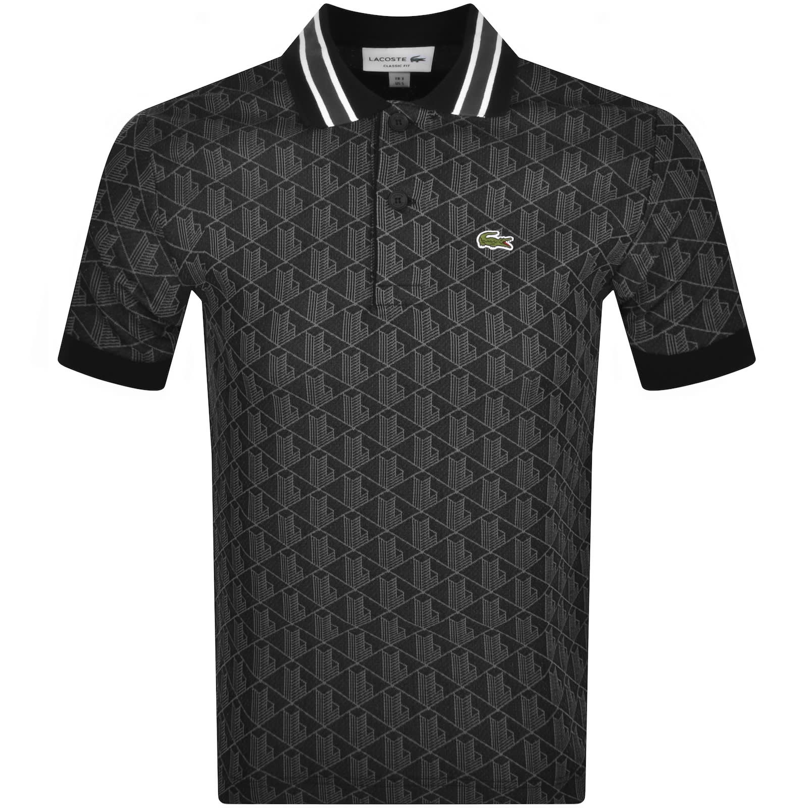 新品未着用【LACOSTE】BOYSラインPOLOシャツ　ブラック　Mサイズ LACOSTE（ラコステ）の「【LACOSTE】BOYSラインPOLOシャツ