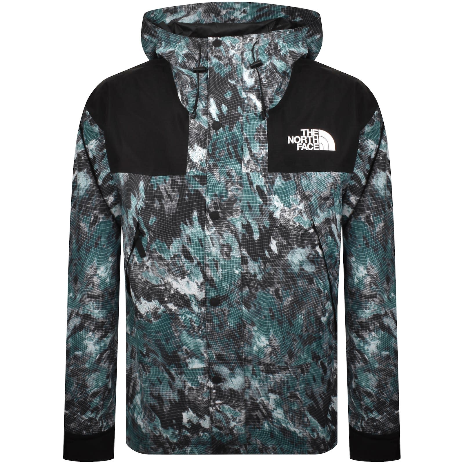 Blue Camo North Face 1985 Mountain Jacket Dark Blue Antora North