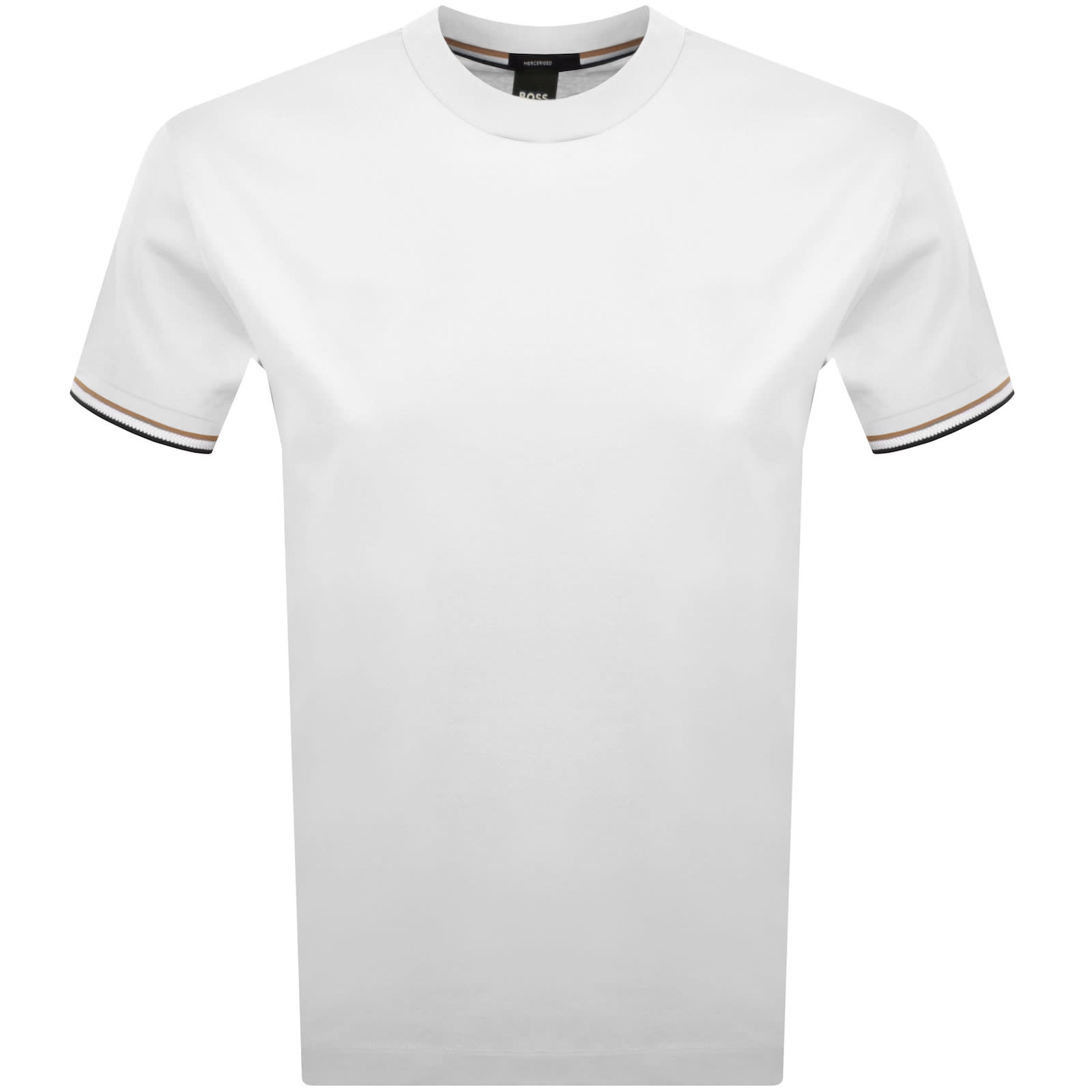 Tシャツ・カットソー HUGO BOSS 'Thompson 04' T-shirt White BOSS Thompson 04 Jersey T Shirt White | Mainline Menswear Canada