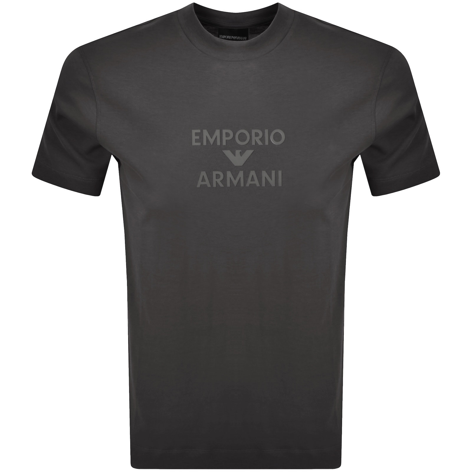 Emporio Armani Short Sleeve Logo T Shirt Black | Mainline Menswear