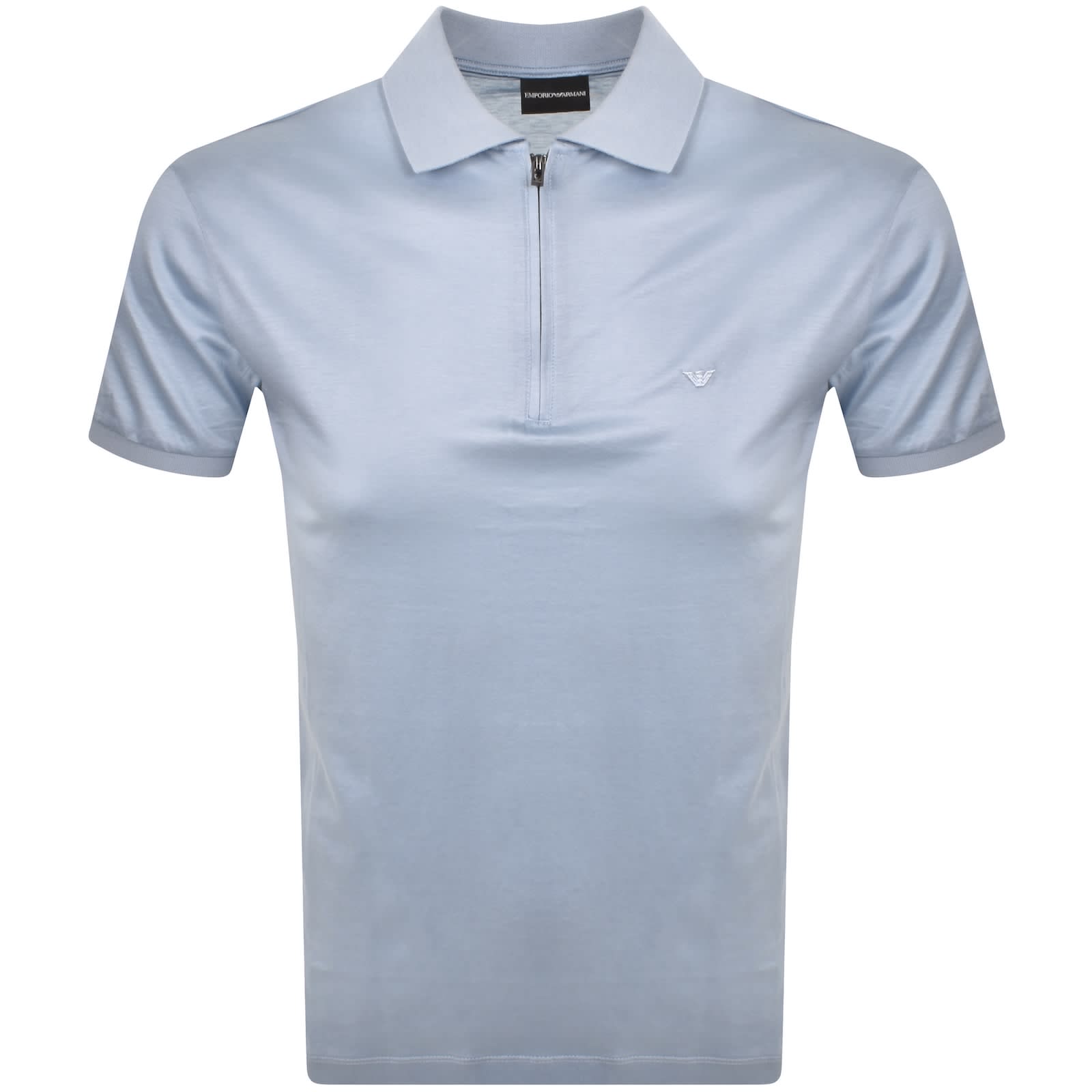 Tシャツ・カットソー EMPORIO ARMANI Men T Shirts EM000983AF13669UB118 BLUE Emporio Armani Short Sleeved Polo T Shirt Blue | Mainline