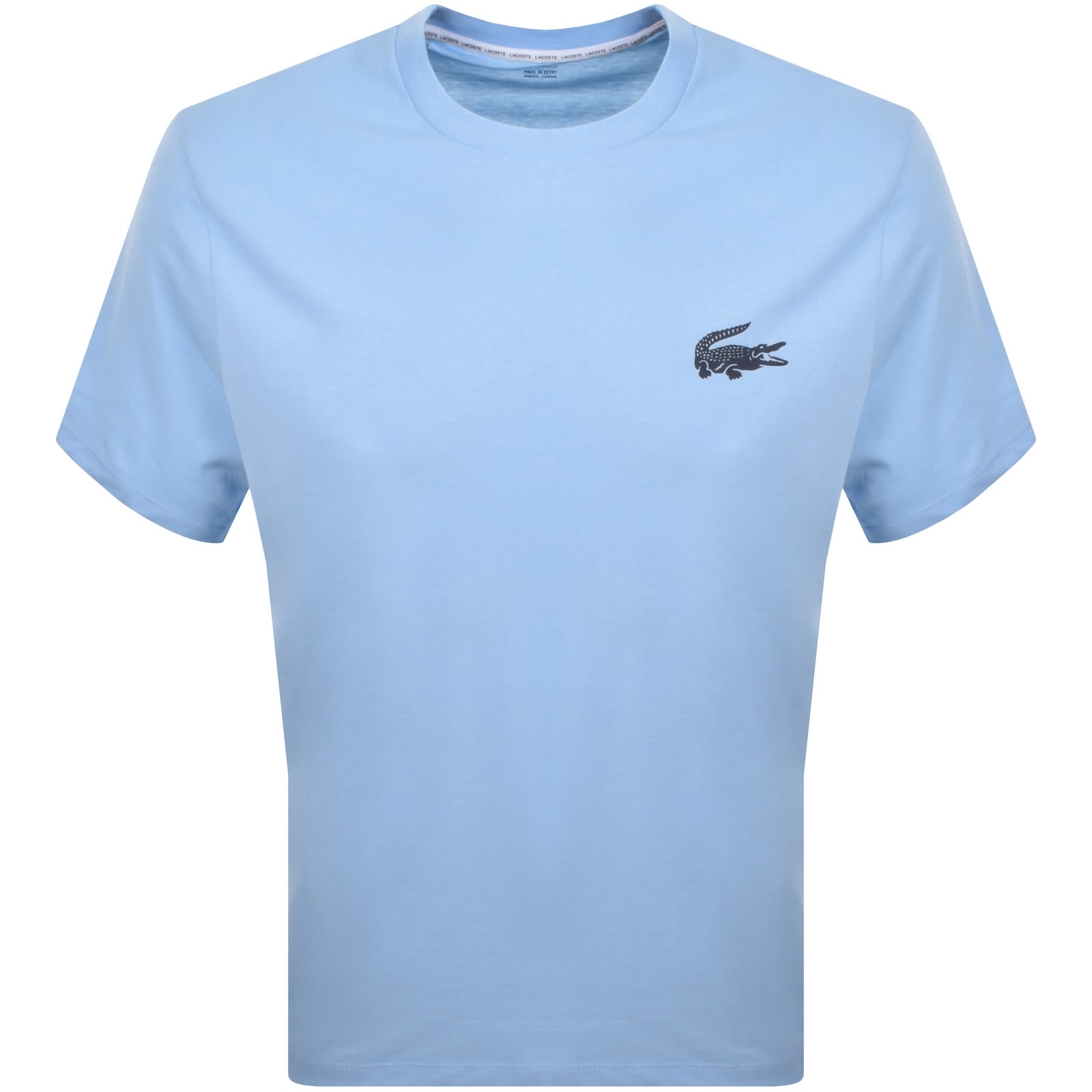 Tシャツ・カットソー LACOSTE Men T Shirts PH502600 BLUE Men's Printed Cotton Jersey T-Shirt - T-shirts - New In 2025