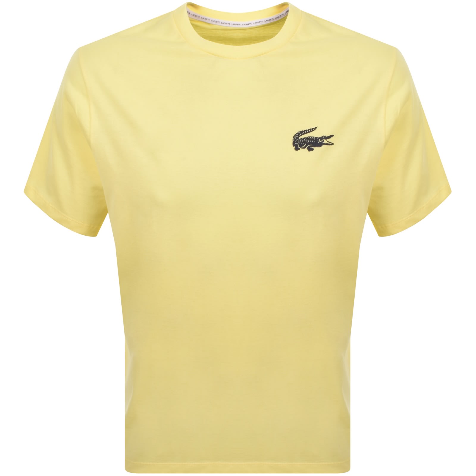 【関税&送料込】Lacoste Two-Tone Polyester T-Shirt Lacoste-Men-Crew-Neck-Tone-On-