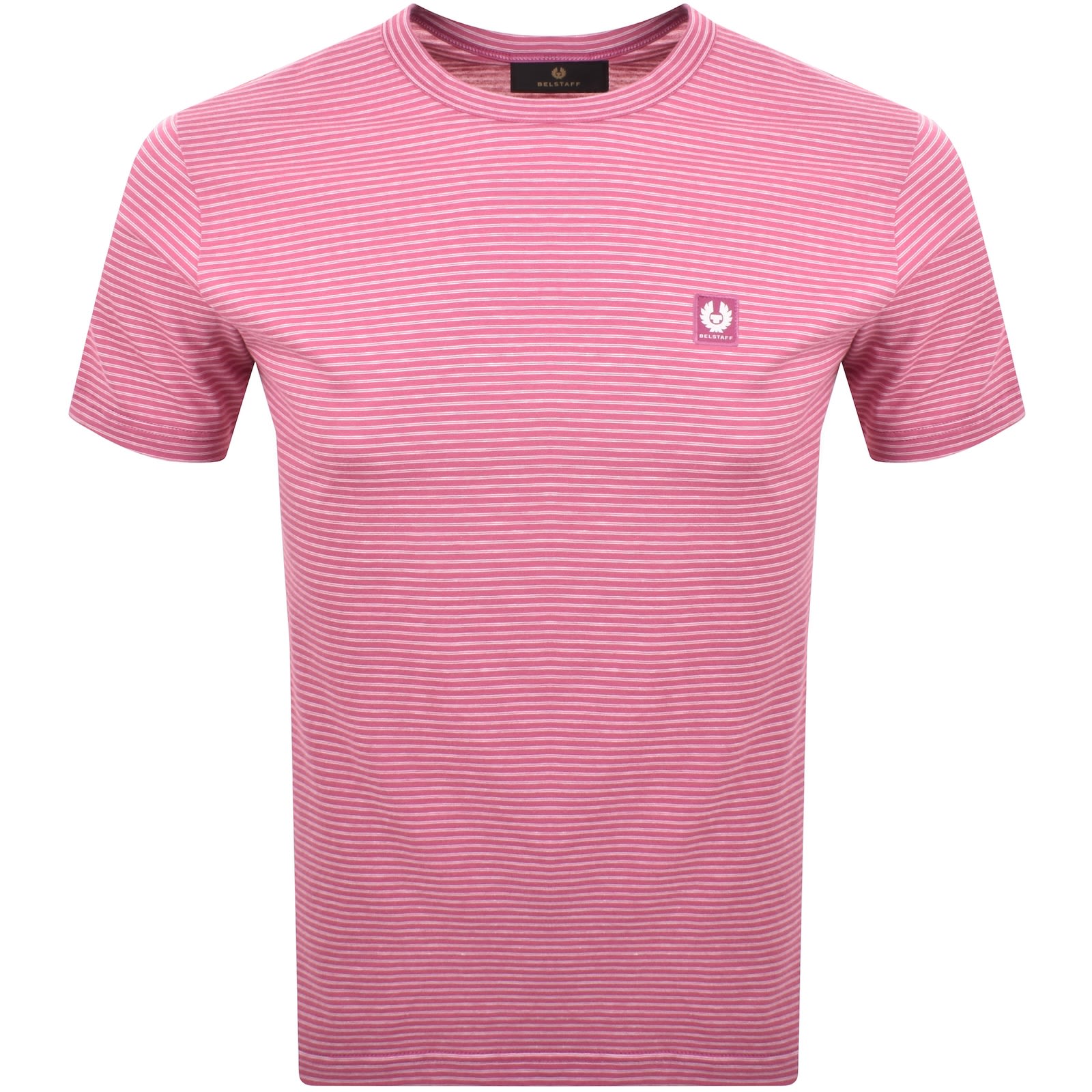 Tシャツ・カットソー BELSTAFF Men T-shirt Red 100055 MAGENTA Men's Cotton Jersey Belstaff T-Shirt in Magenta | Belstaff UK