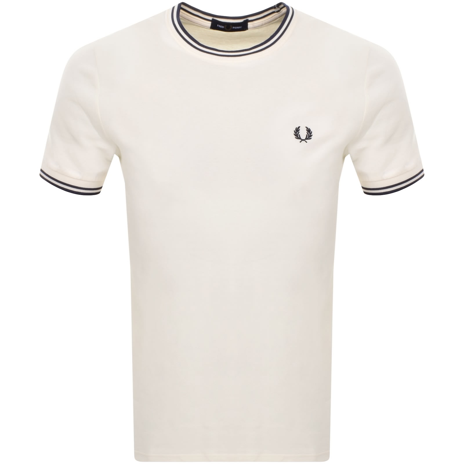◇FRED PERRY◇ Baseline Long Sleeve Twin Tip T-Shirt Ecru Ho Fred Perry Twin Tipped Short Sleeved T Shirt Ecru | Mainline