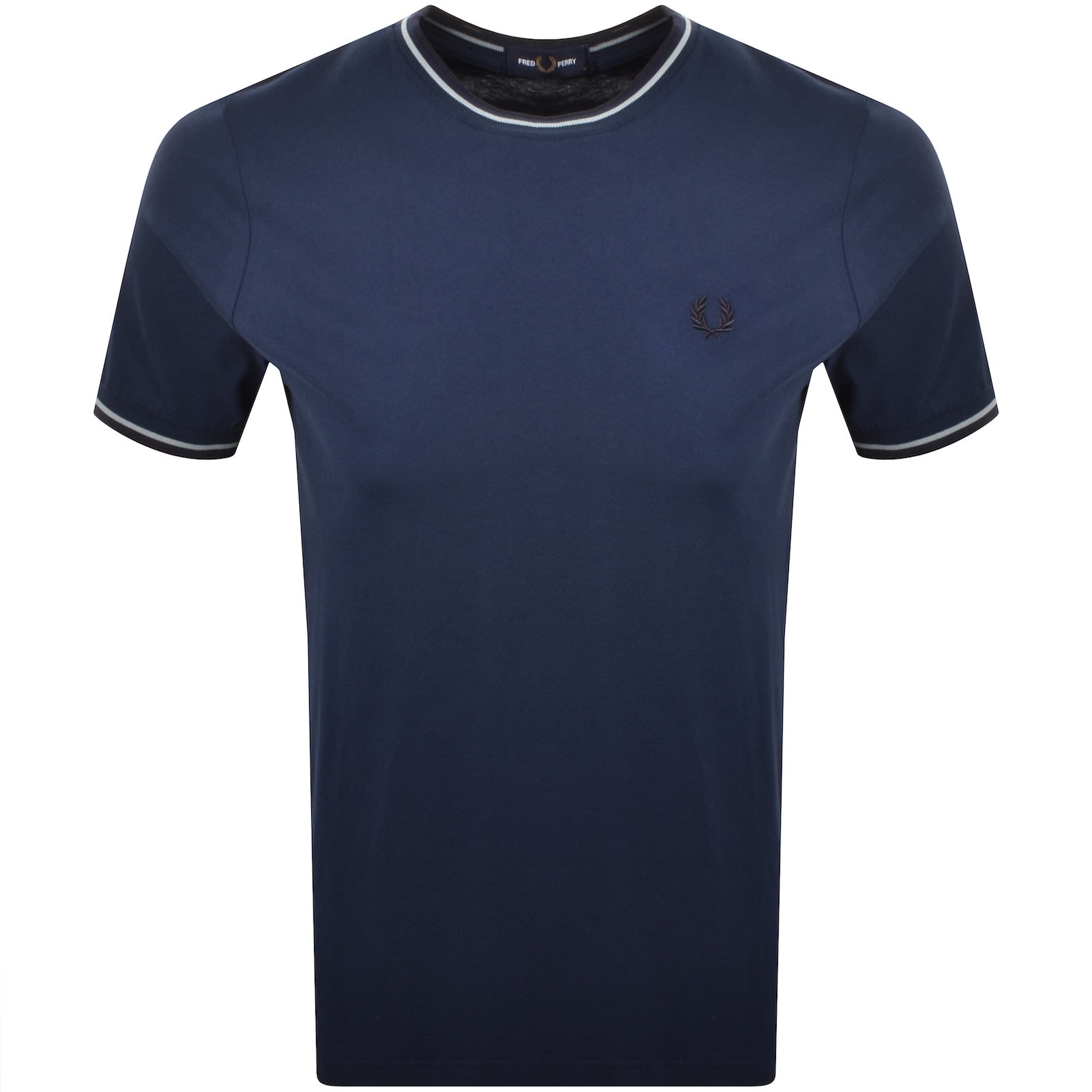 ◇FRED PERRY◇ Baseline Twin Tip T-Shirt795 AFPM2411588795 Fred Perry Twin Tipped Short Sleeved T Shirt Navy | Mainline