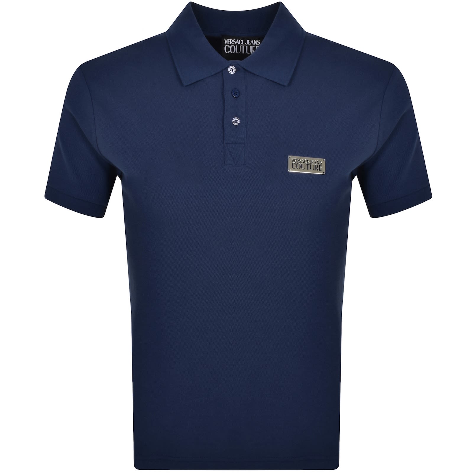 VERSACE JEANS COUTURE トゥィッグス シャツ ブルー 44 Versace Jeans Couture - Blue T-shirt with shiny gold