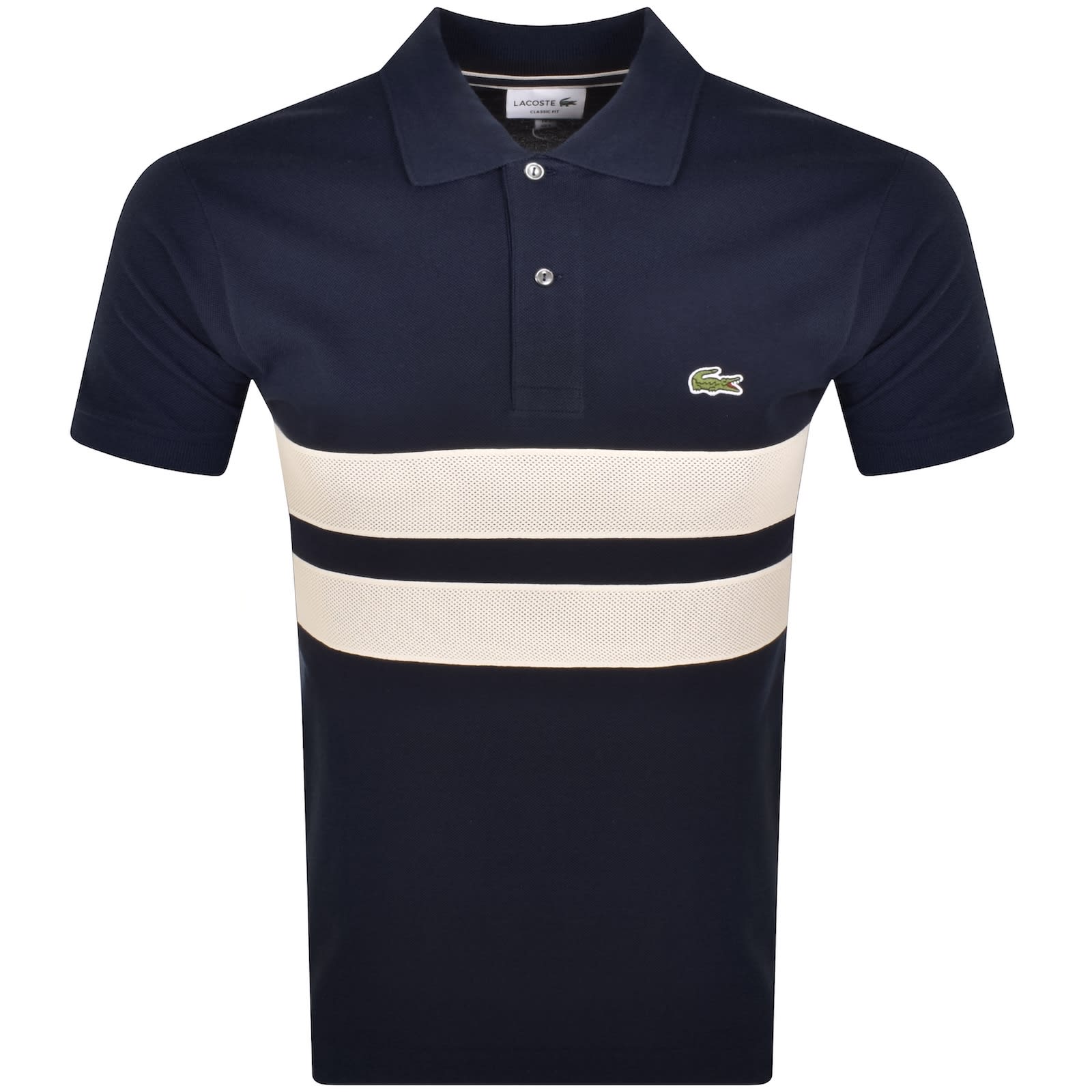 LACOSTE polo shirt navy y2k 海外ガール Mainimage.jpg