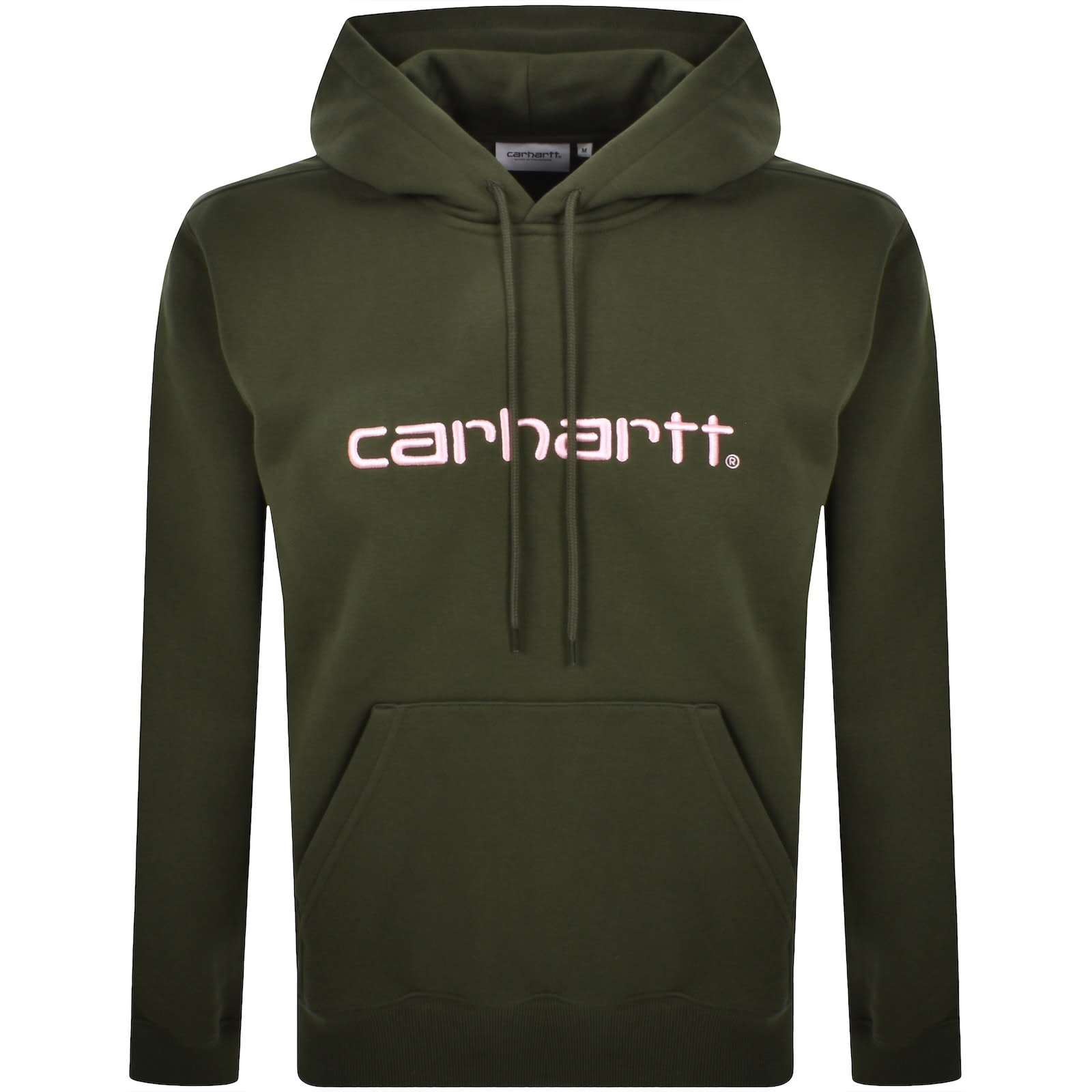Carhartt WIP ロゴ フーディ グリーン Carhartt カーハート メンズ アメリカン スクリプト スウェット