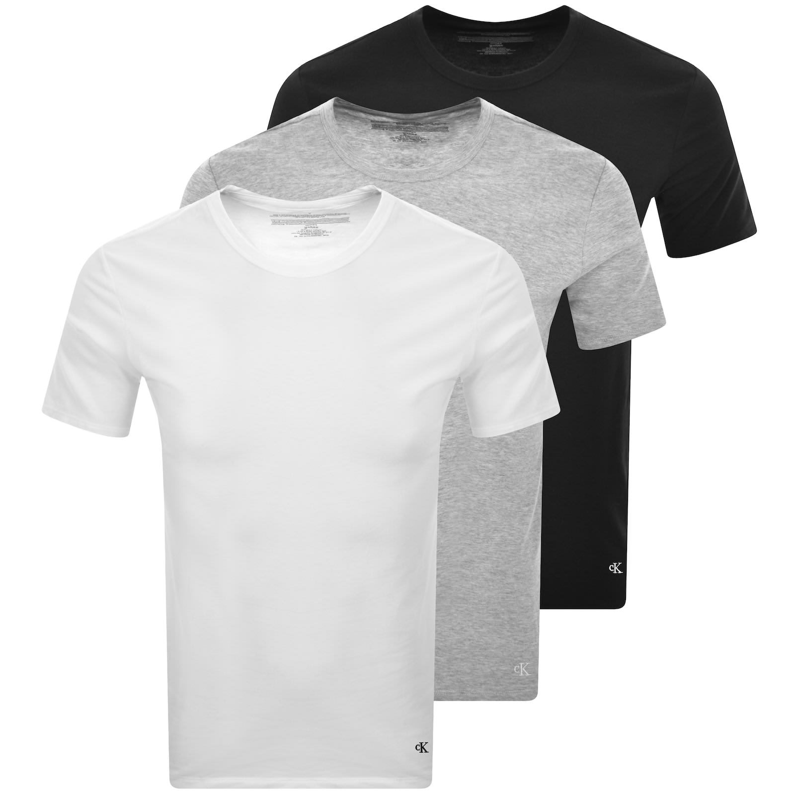 Calvin Klein Men's Crew Neck Classic Fit 3 pack T- Shirt Blue Size X-Large