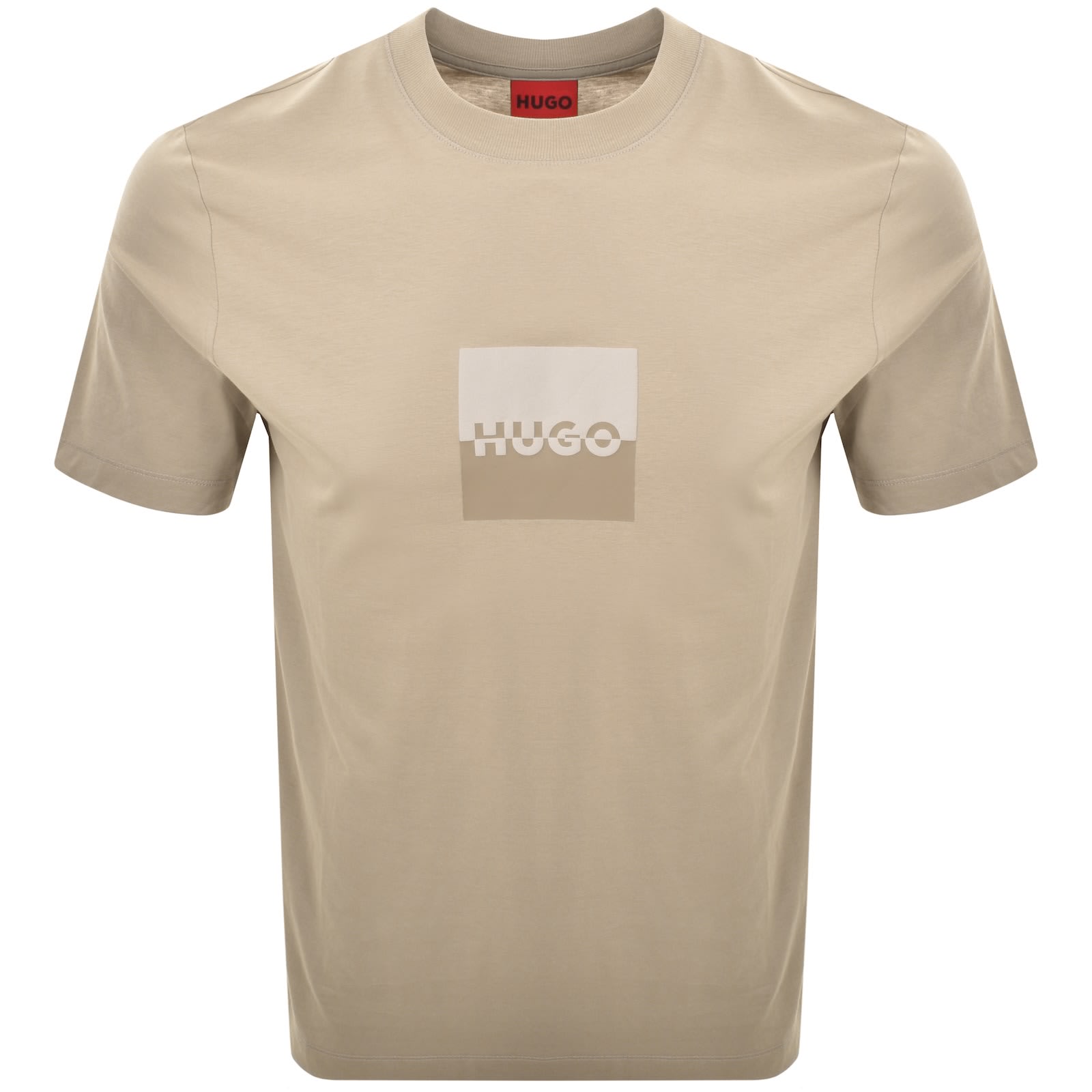 Tシャツ・カットソー HUGO Men T-shirt Beige 50488330 285 Mainimage.jpg