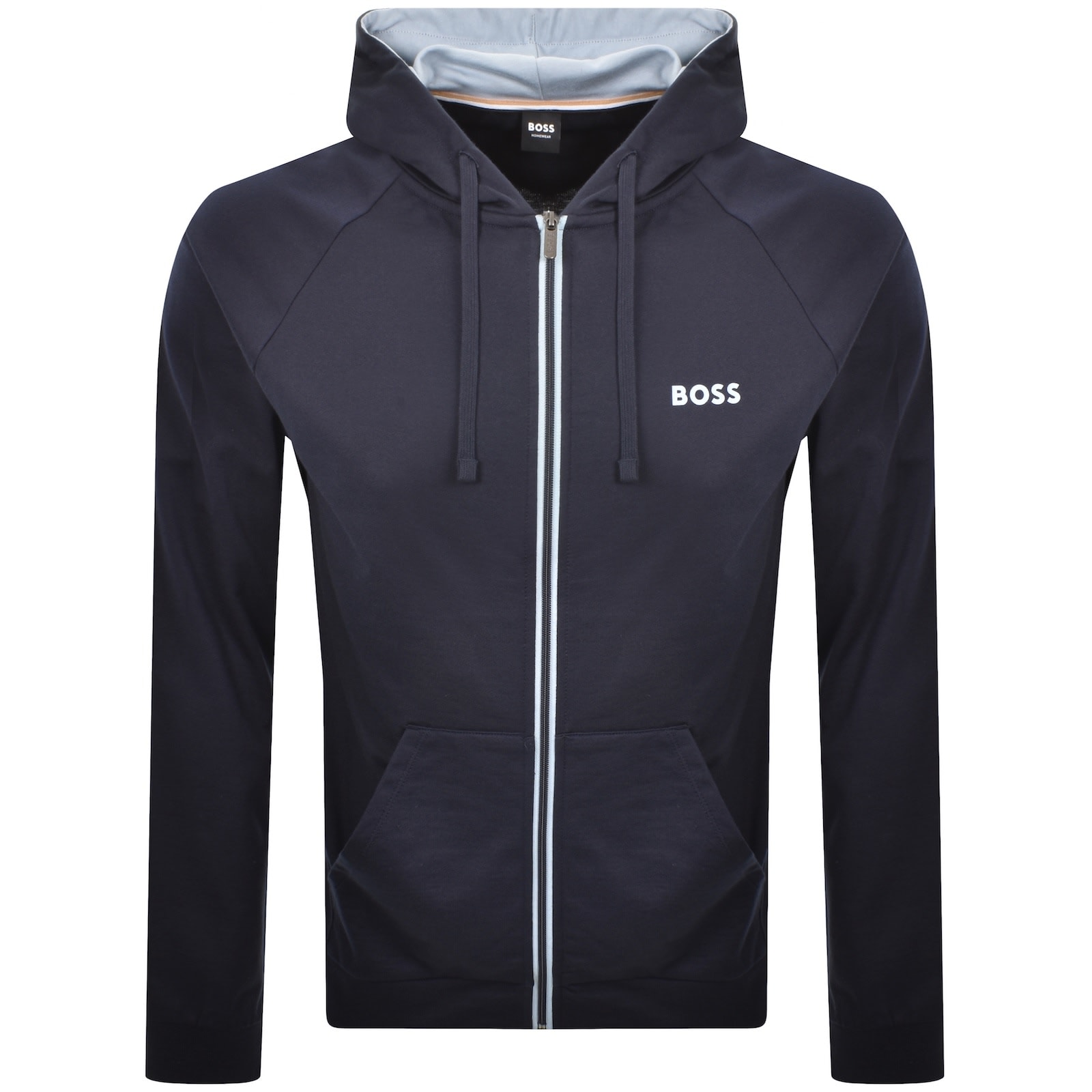 BOSS Felpa Con Cappuccio Uomo Authentic Hoodie Loungew - Cotone Regular Fit, Logo Stampato