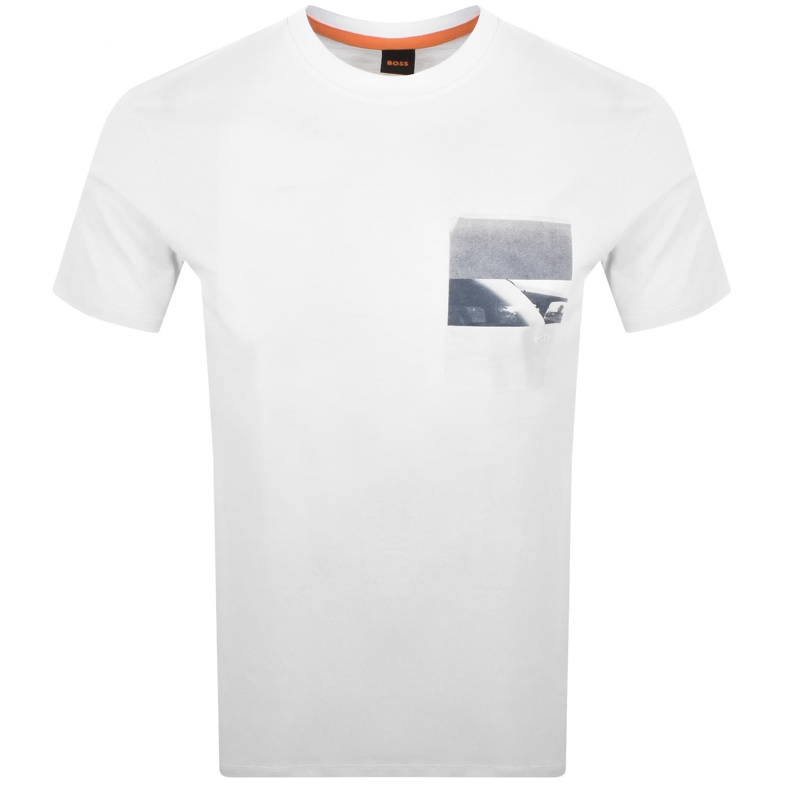 BOSS Te Container T Shirt White | Mainline Menswear