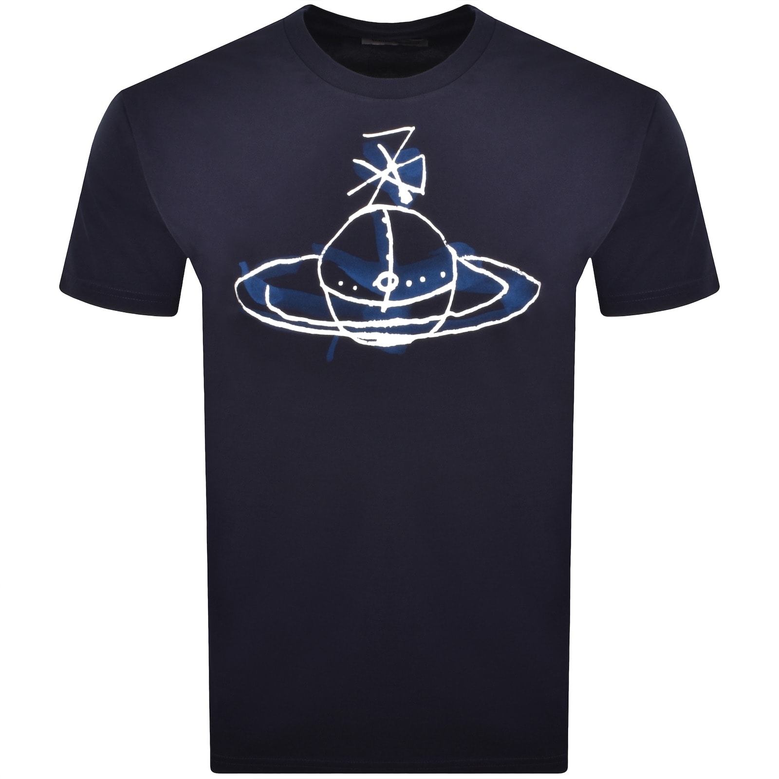 トップス Vivienne Westwood Orb Logo L/S T Shirt Vivienne Westwood Drawn Orb T Shirt Navy | Mainline Menswear