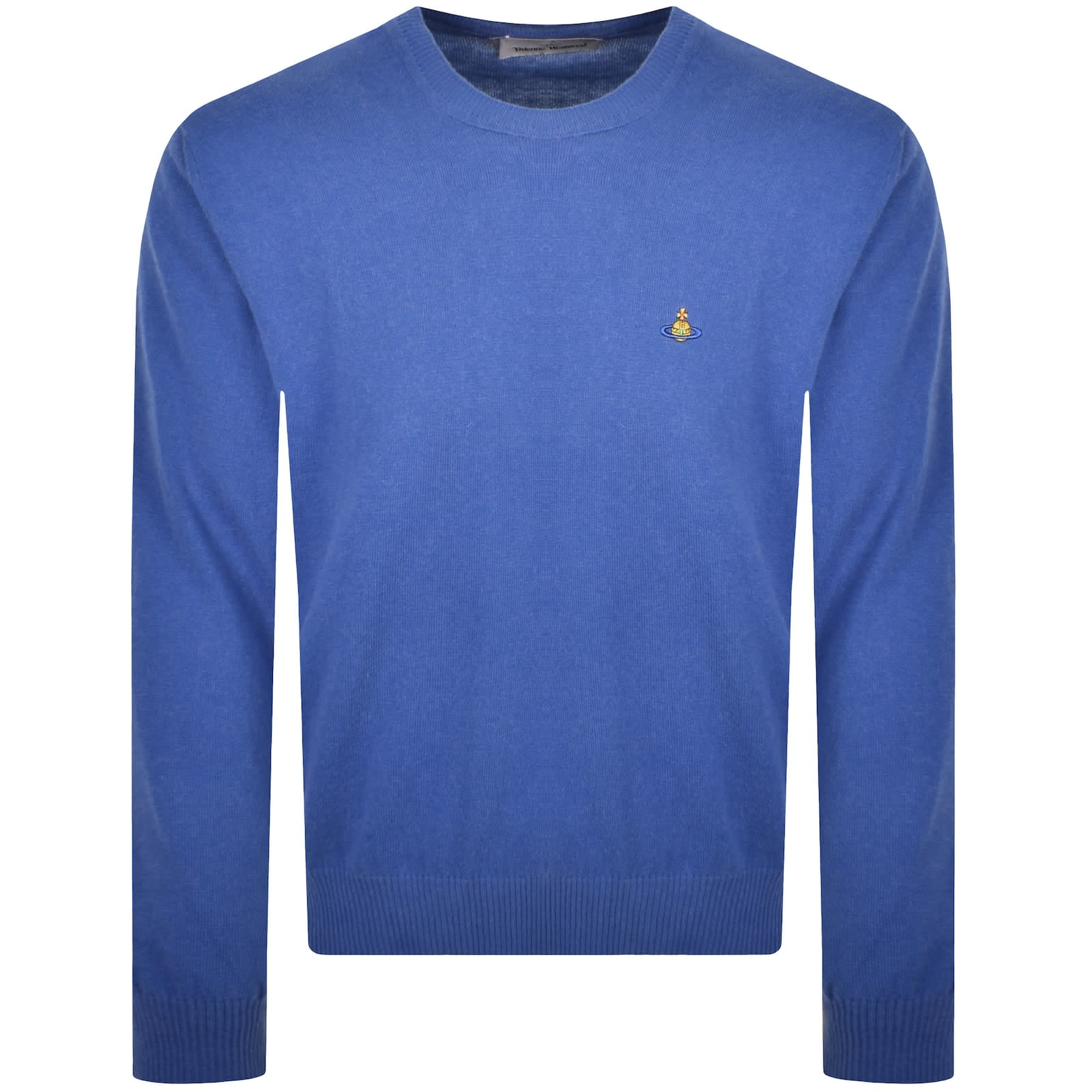 Vivienne Westwood Alex Round Neck Jumper Blue | Mainline