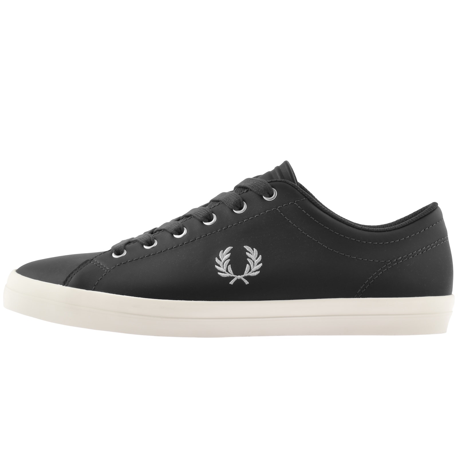 スニーカー FRED PERRY Baseline Leather 5JH339 Fred Perry Baseline Leather Trainers Grey | Mainline